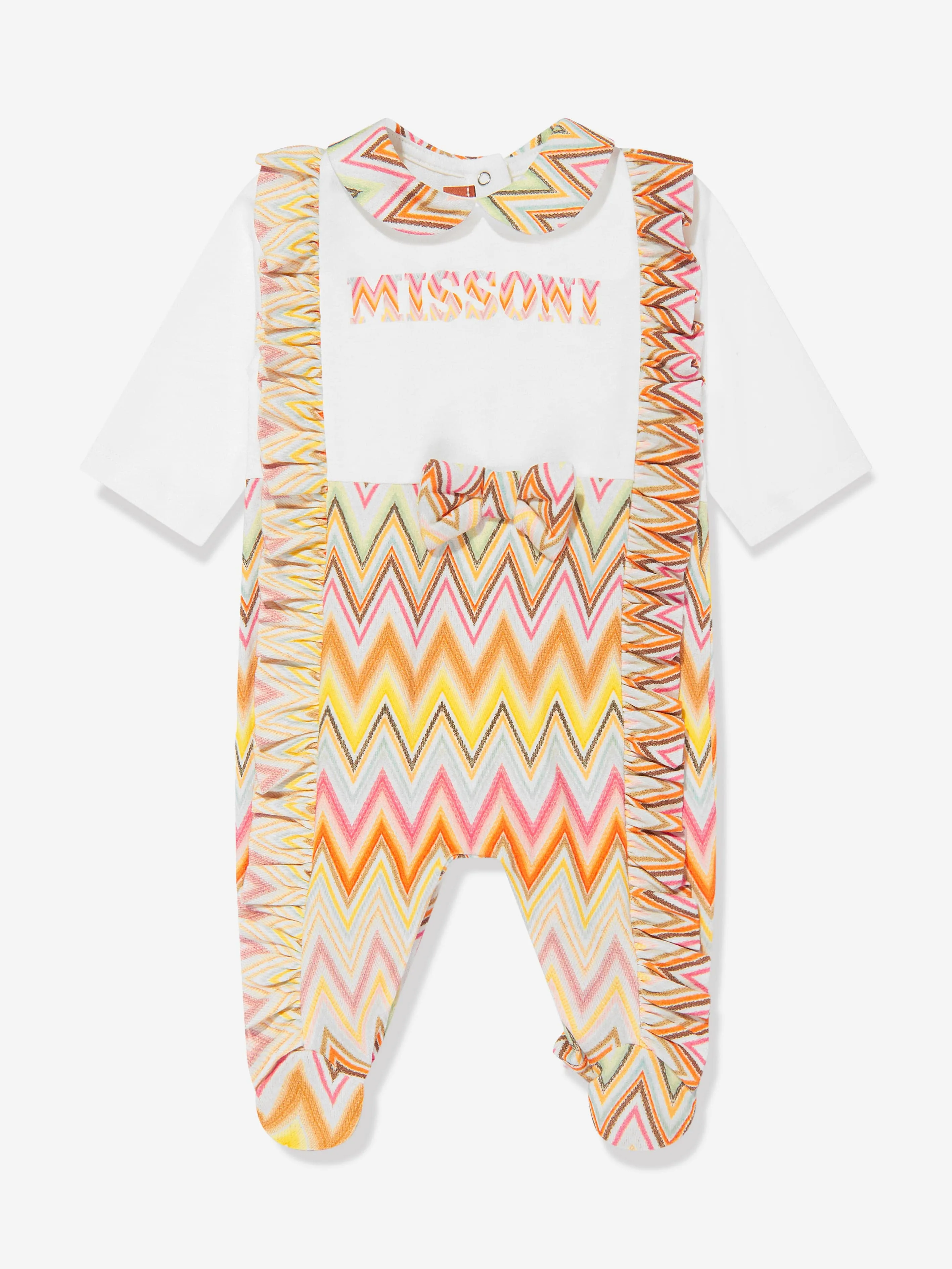 Missoni Ensemble Cadeau Gigoteuse à Motifs Zigzag Multicolore pour Fille