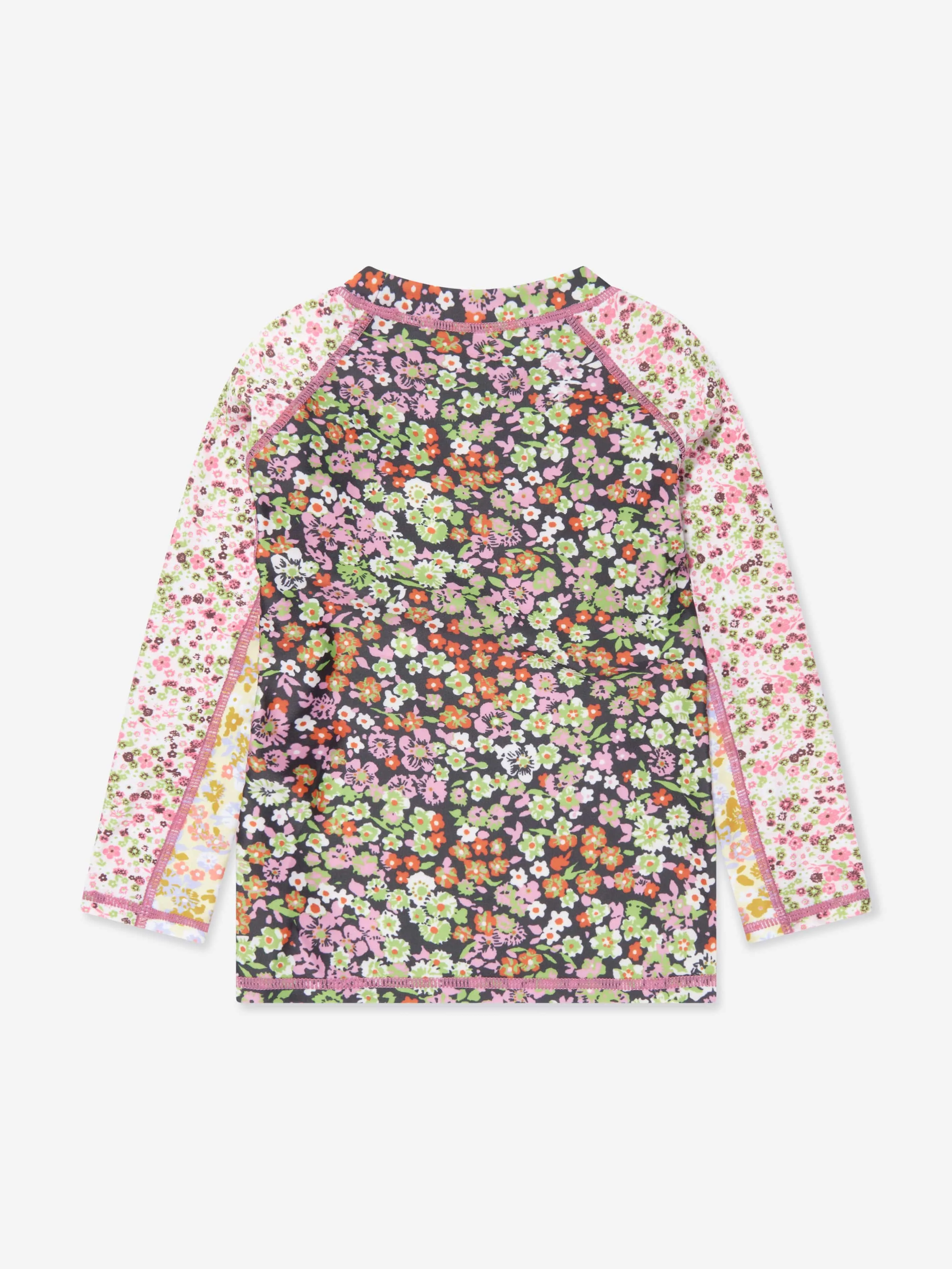 Haut de maillot de bain à manches longues Neptune pour filles Molo en multicolore