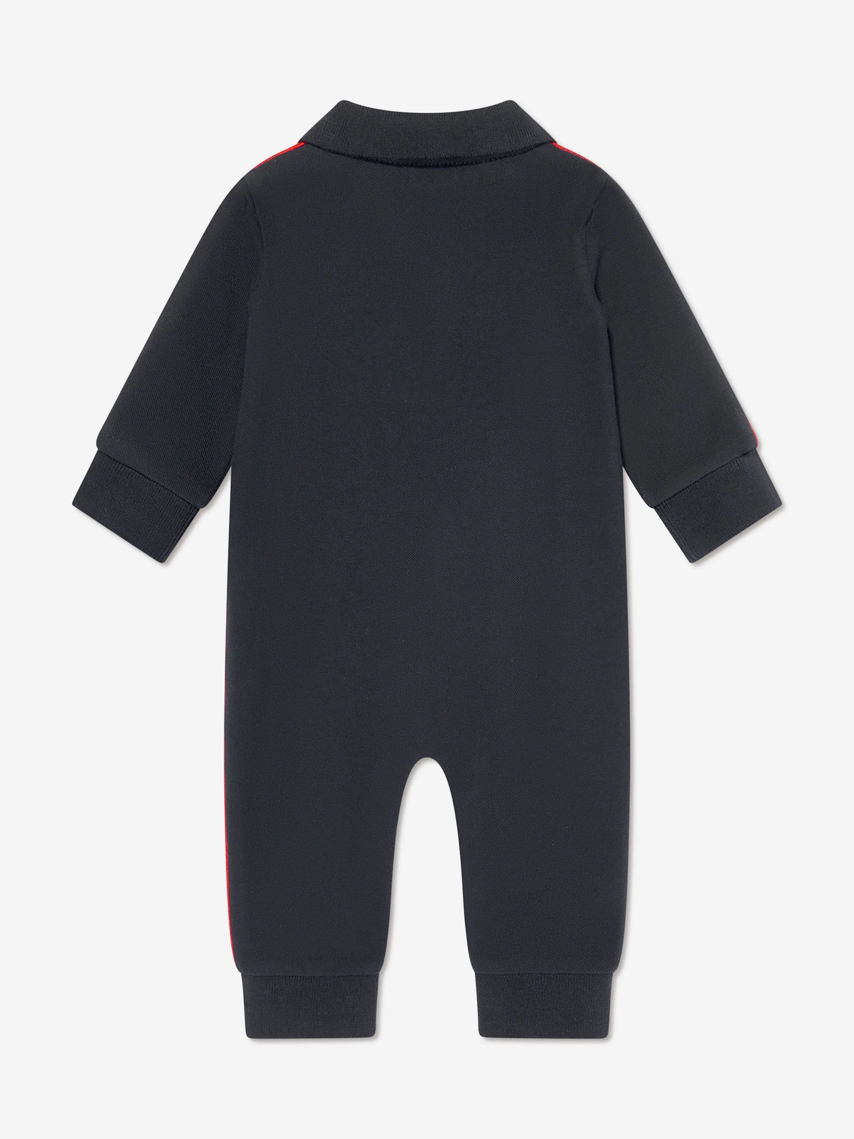 Moncler Enfant Combinaison Bébé Garçon avec Logo en Bleu Marine