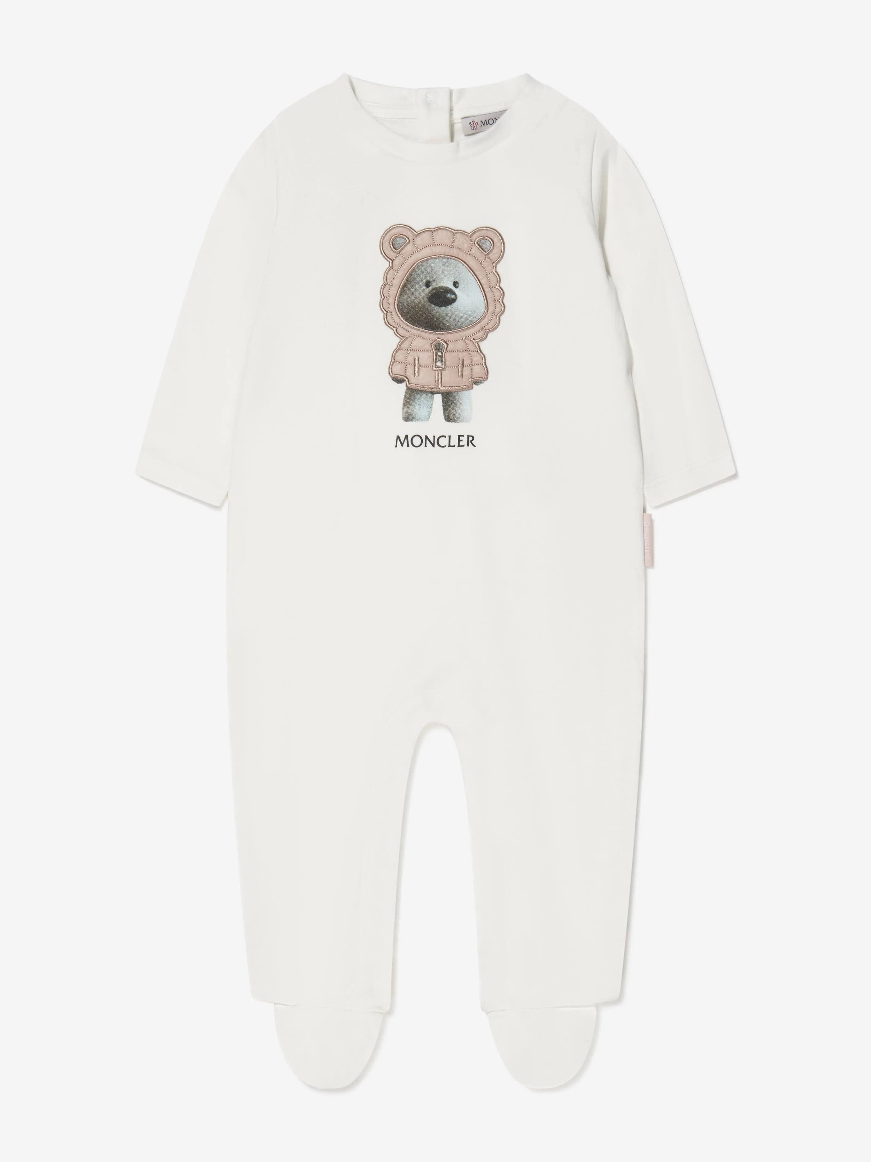 Moncler Enfant Combinaison Bébé Fille à Imprimé Ours