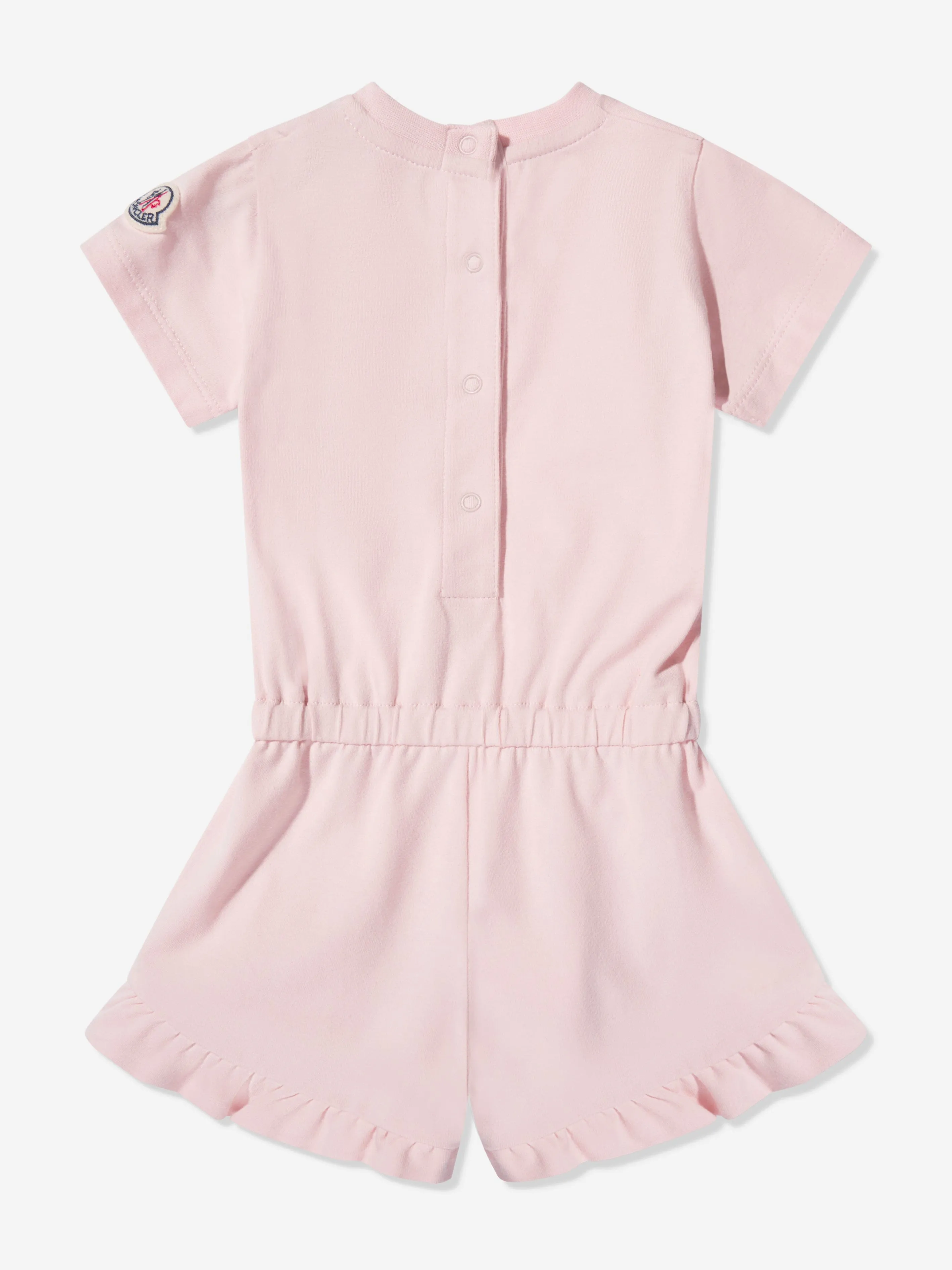Moncler Enfant Combinaison à Logo pour Fille en Rose