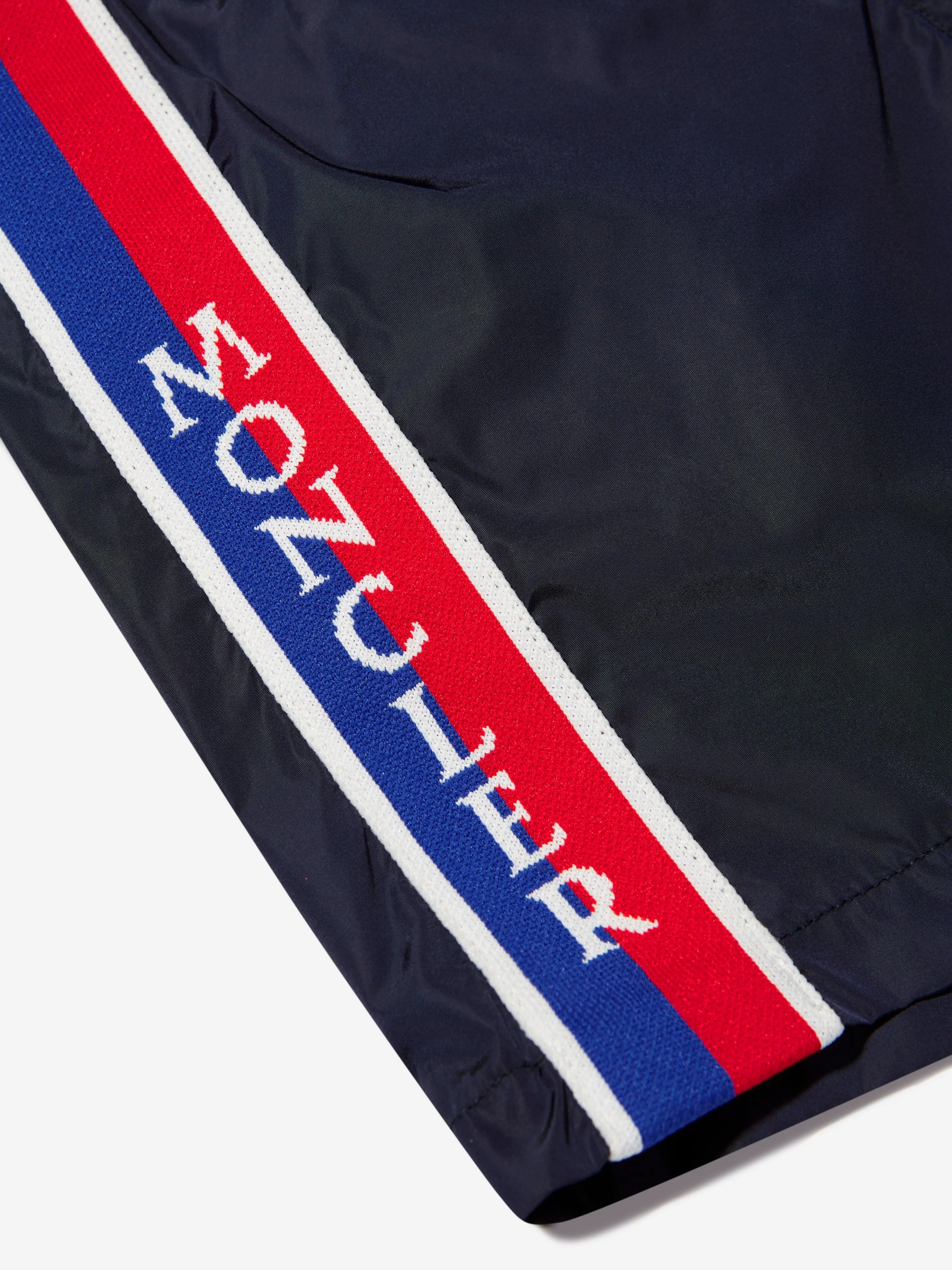 Moncler Enfant Short de Bain à Logo pour Garçons en Bleu Marine