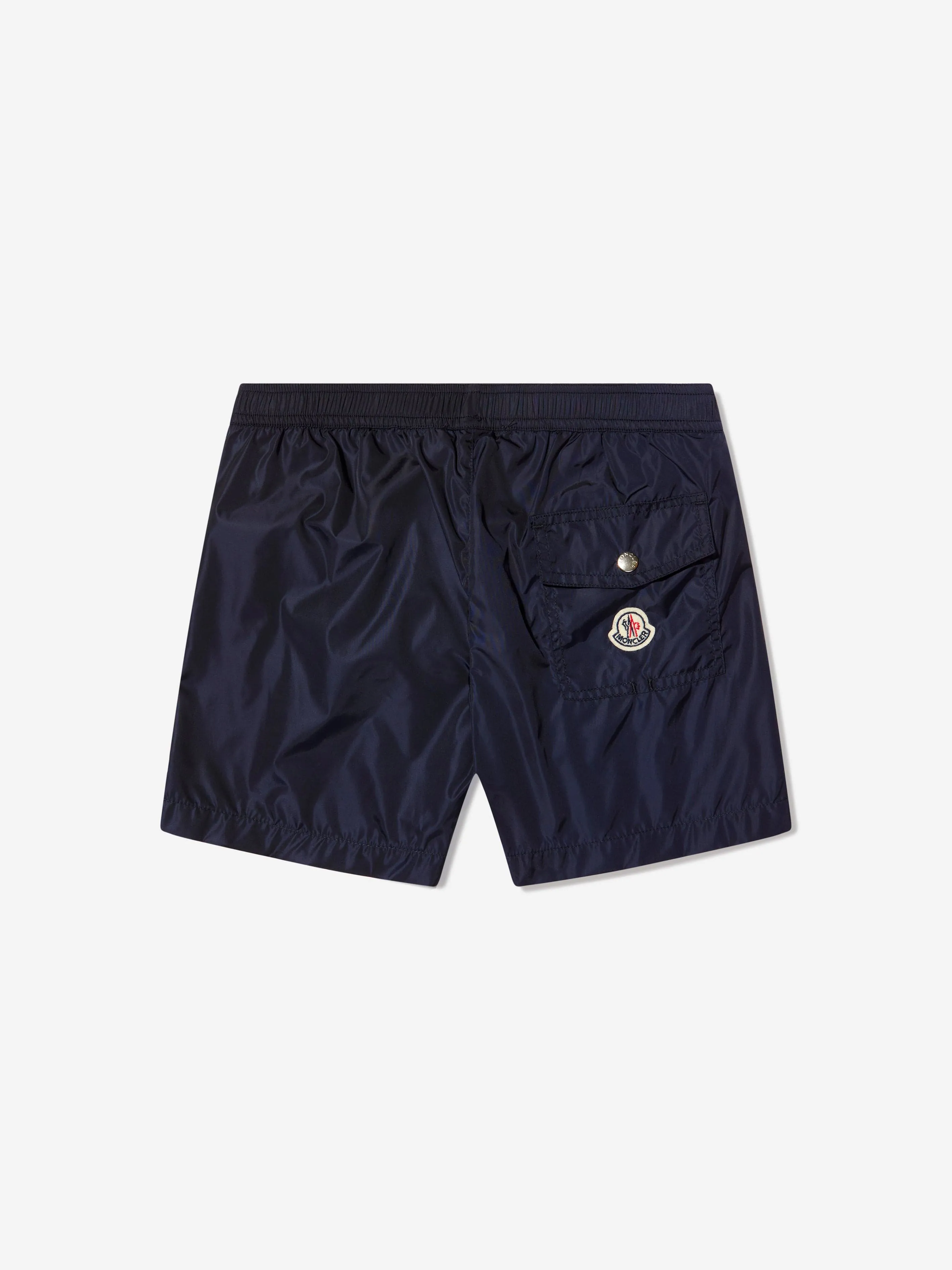Moncler Enfant Short de Bain à Logo pour Garçons en Bleu Marine