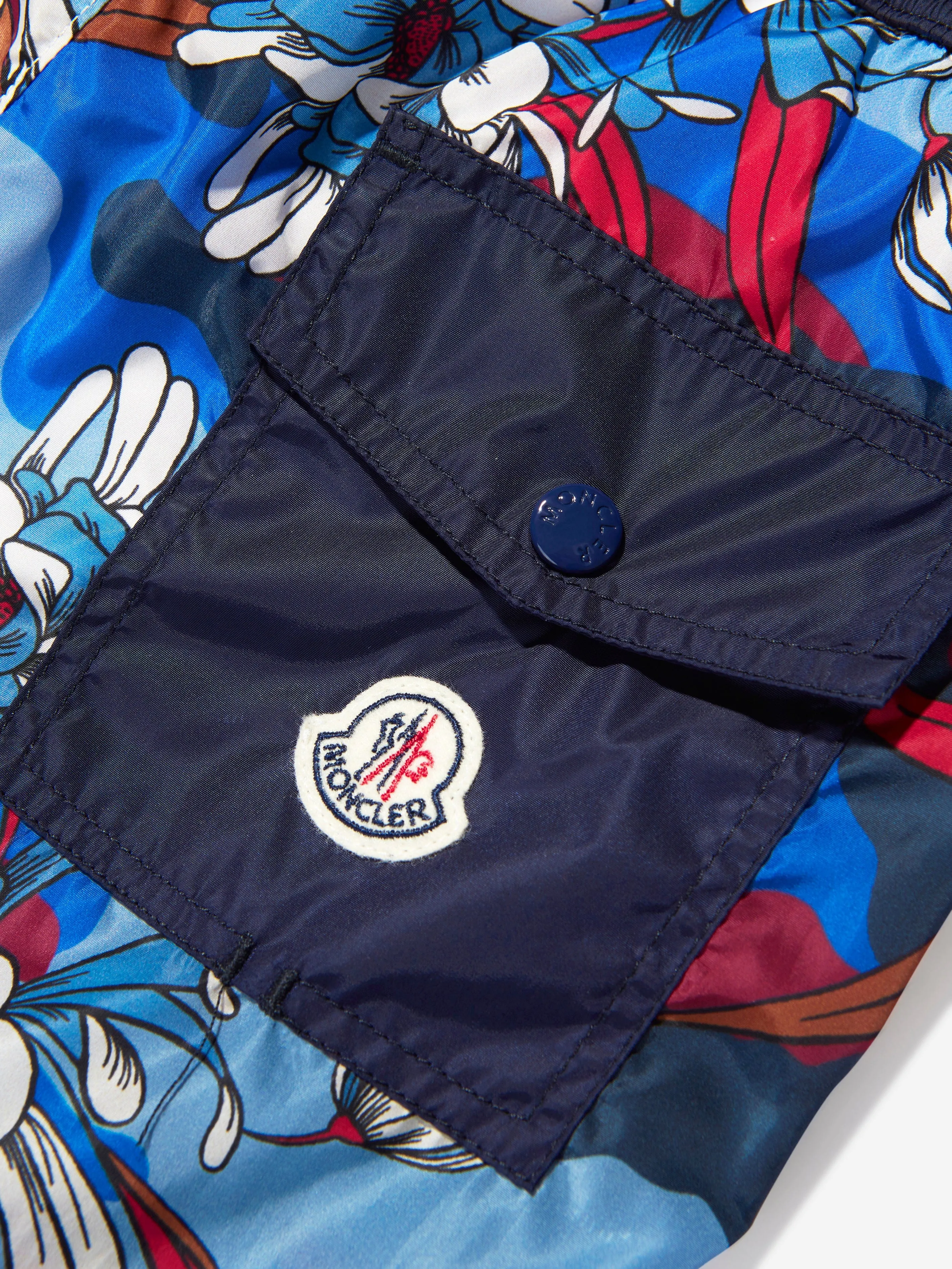 Moncler Enfant Short de Bain Multicolore pour Garçons