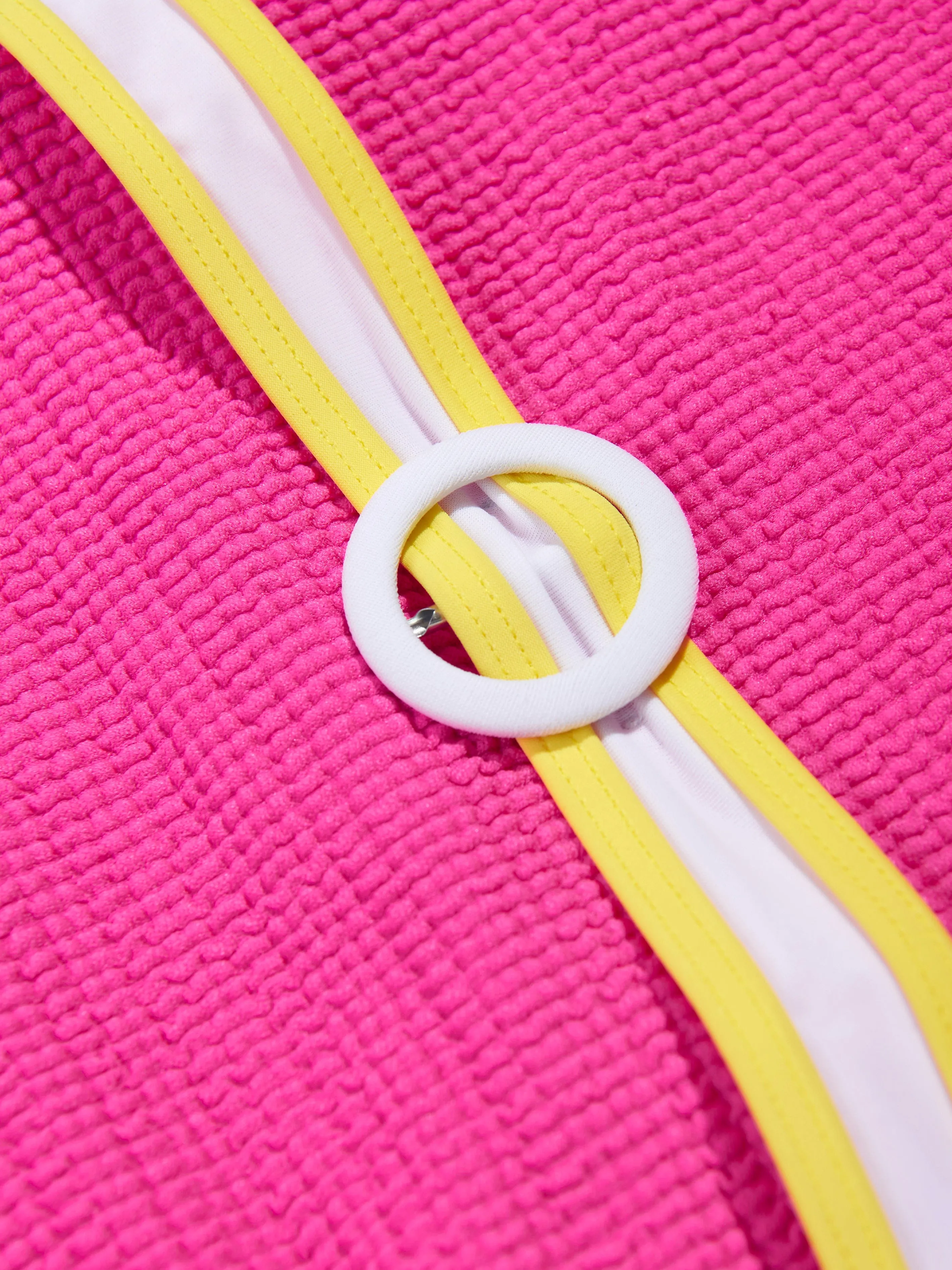 Maillot de bain asymétrique Nessi Byrd pour filles en rose