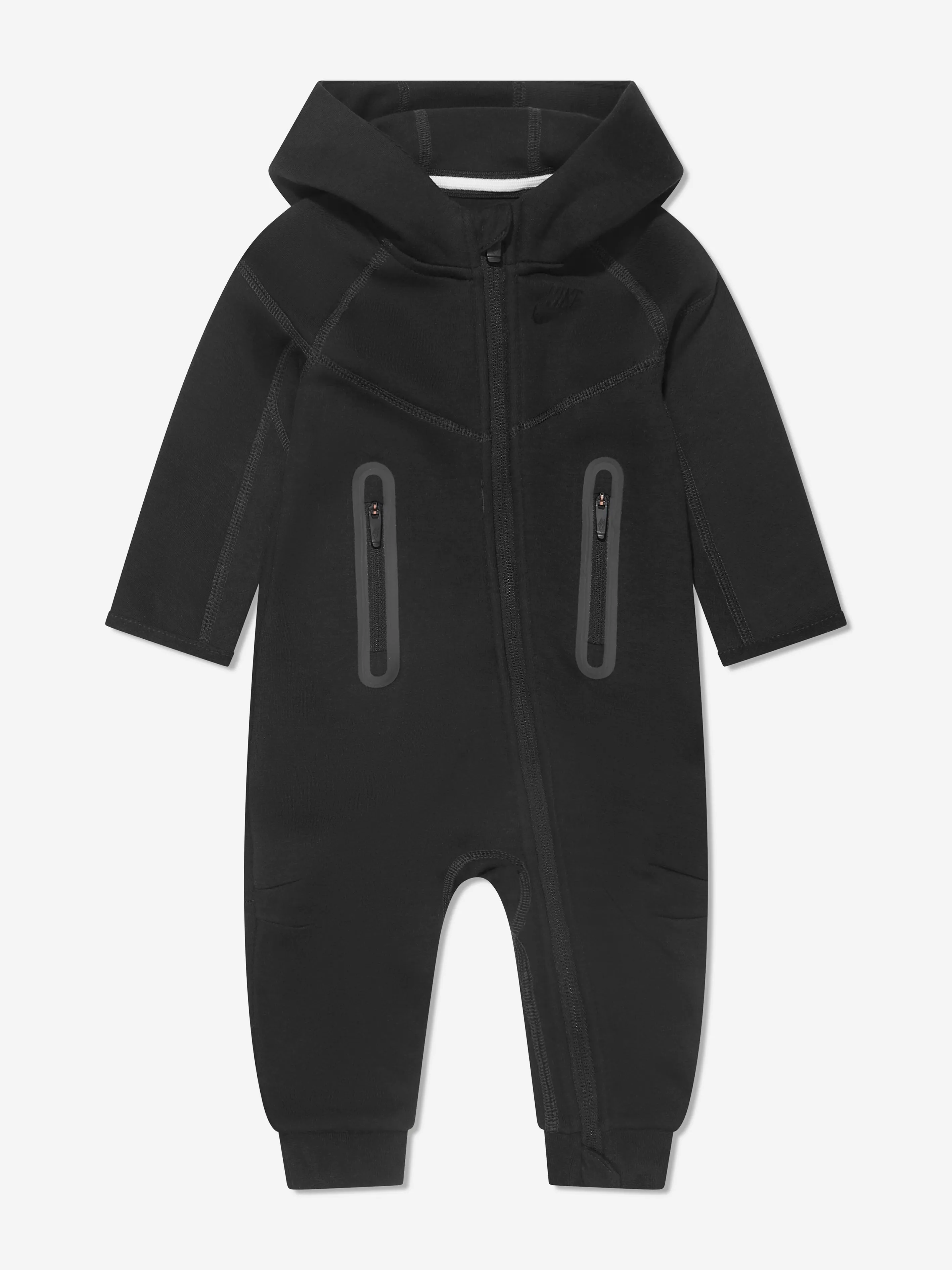 Nike Combinaison à capuche en tech fleece pour bébé garçon en noir