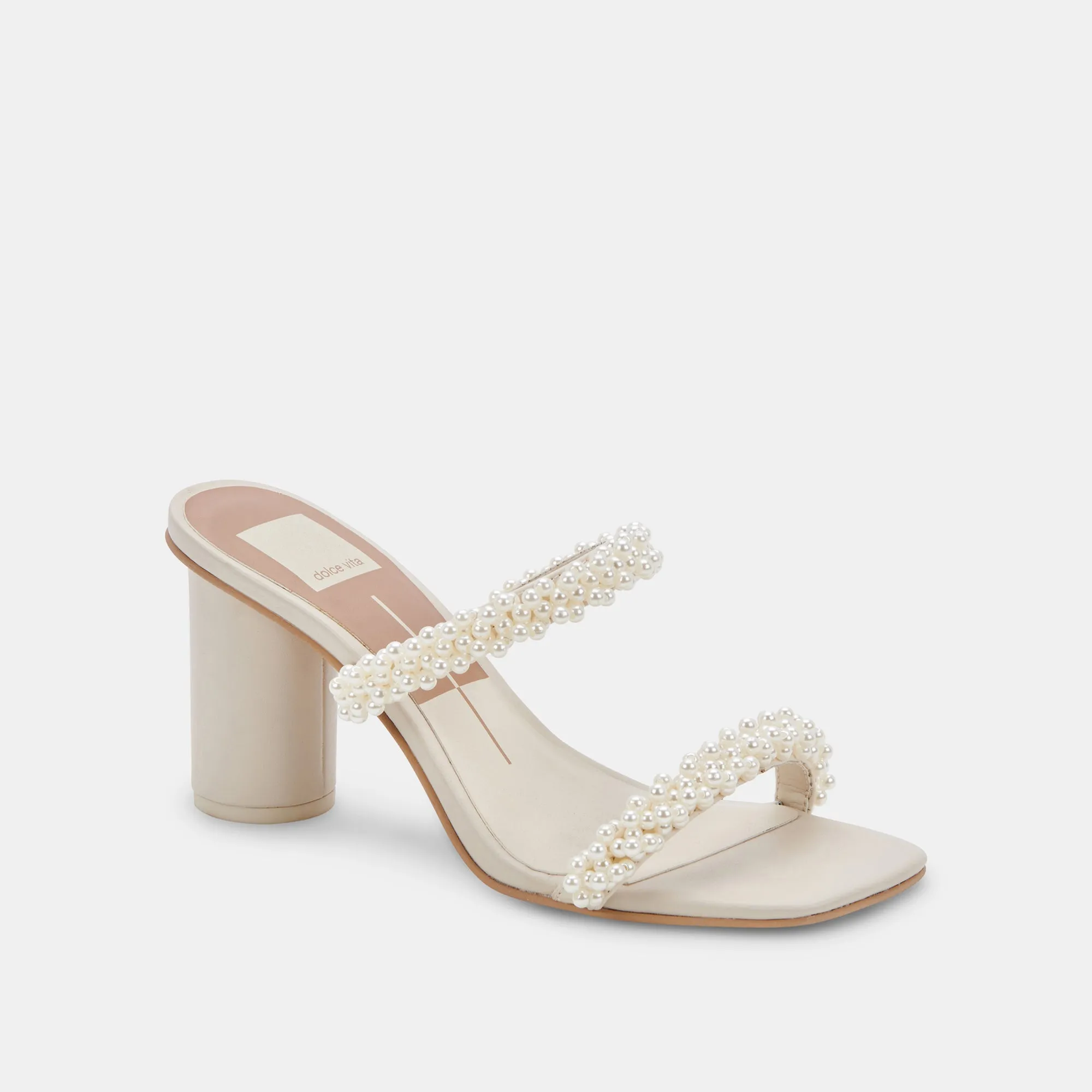 NOEL TALONS PERLES VANILLE