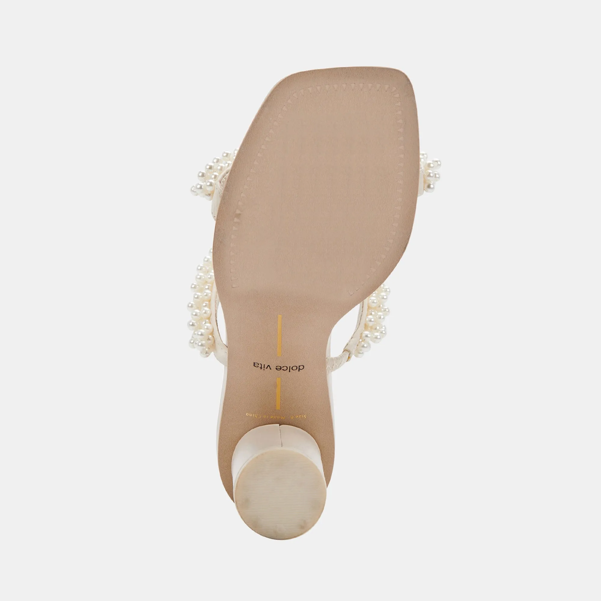 NOEL TALONS PERLES VANILLE