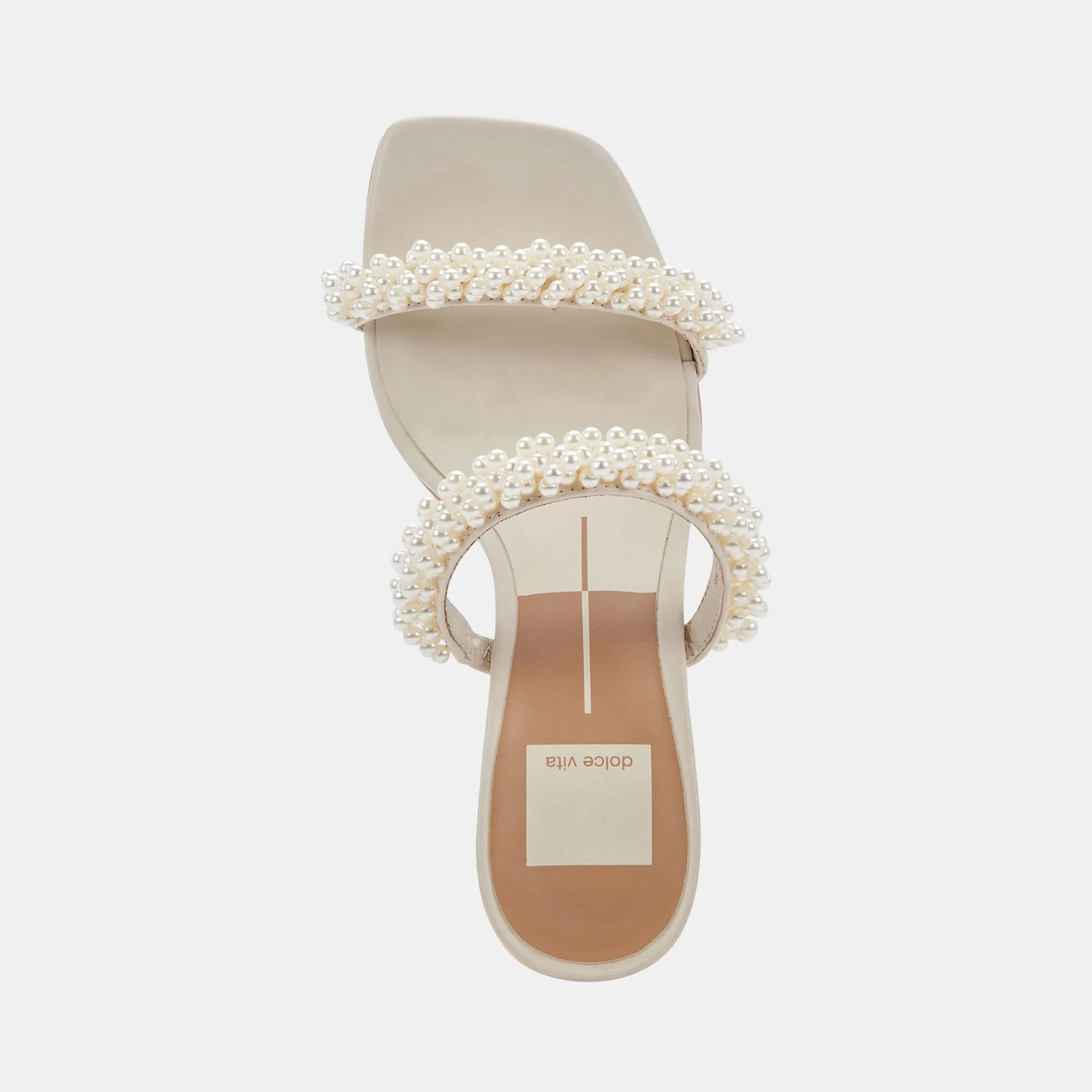 NOEL TALONS PERLES VANILLE