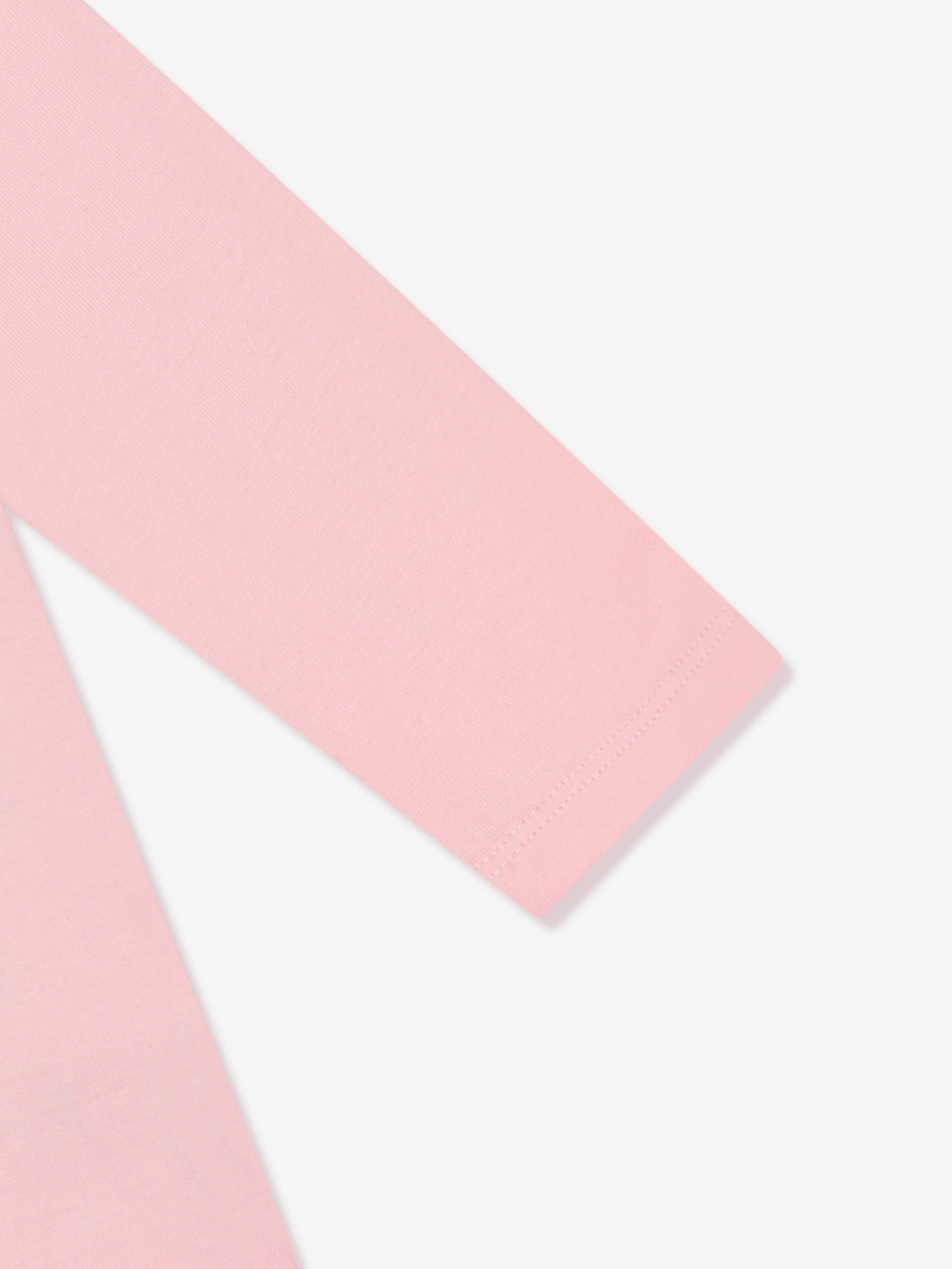 Off-White Combinaison Fleurs Littéraires pour Fille en Rose