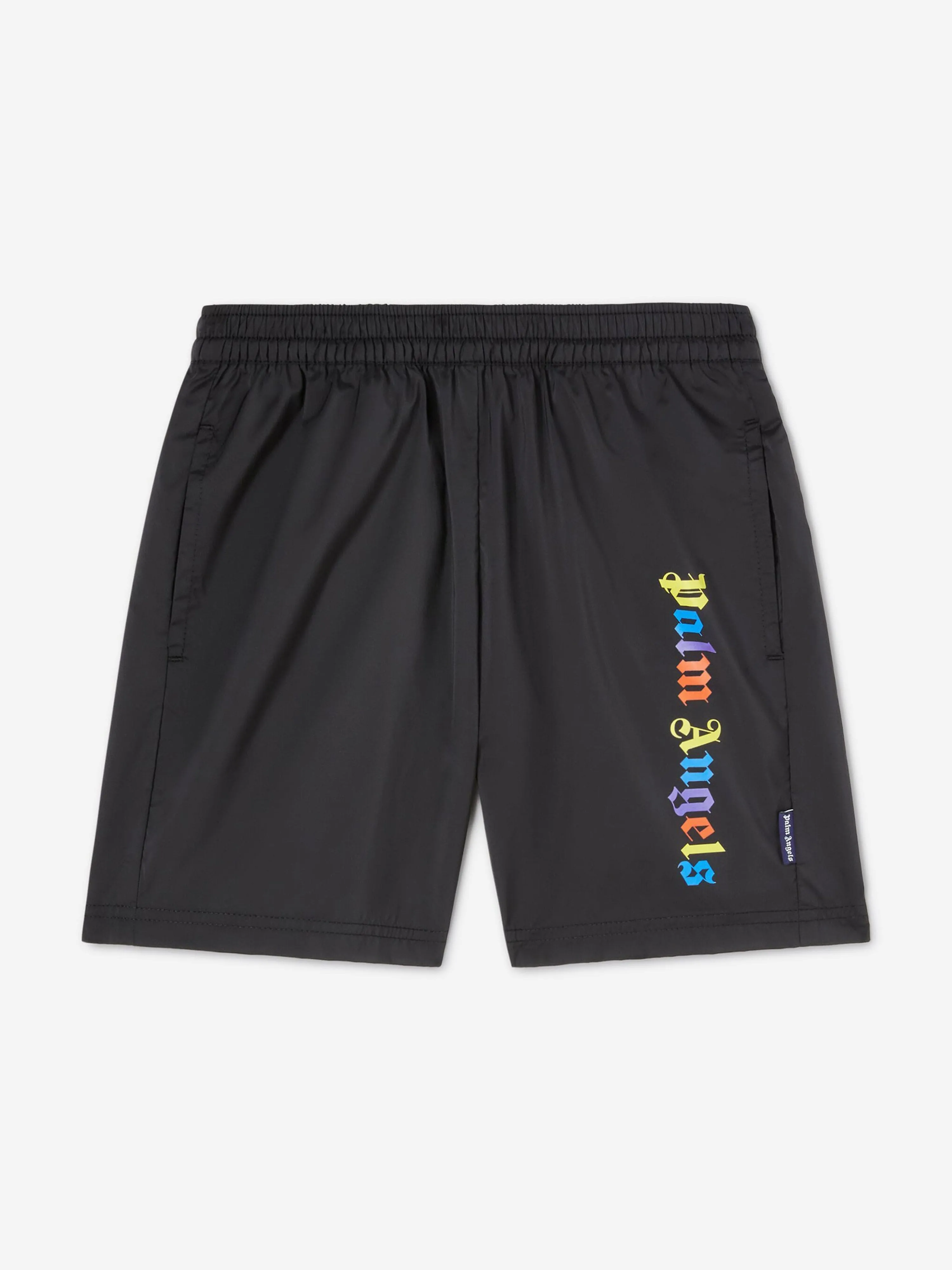 Palm Angels Shorts de bain pour garçons avec surlogo en noir