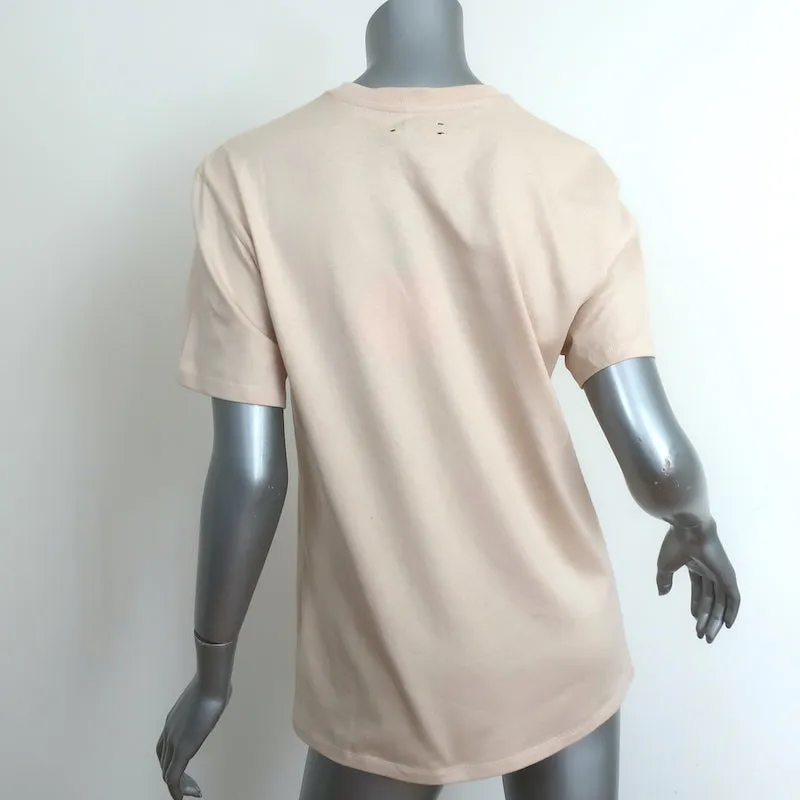 T-shirt PANGAIA Sable Algue Coton Taille Extra Extra Petit Manches Courtes Neuf