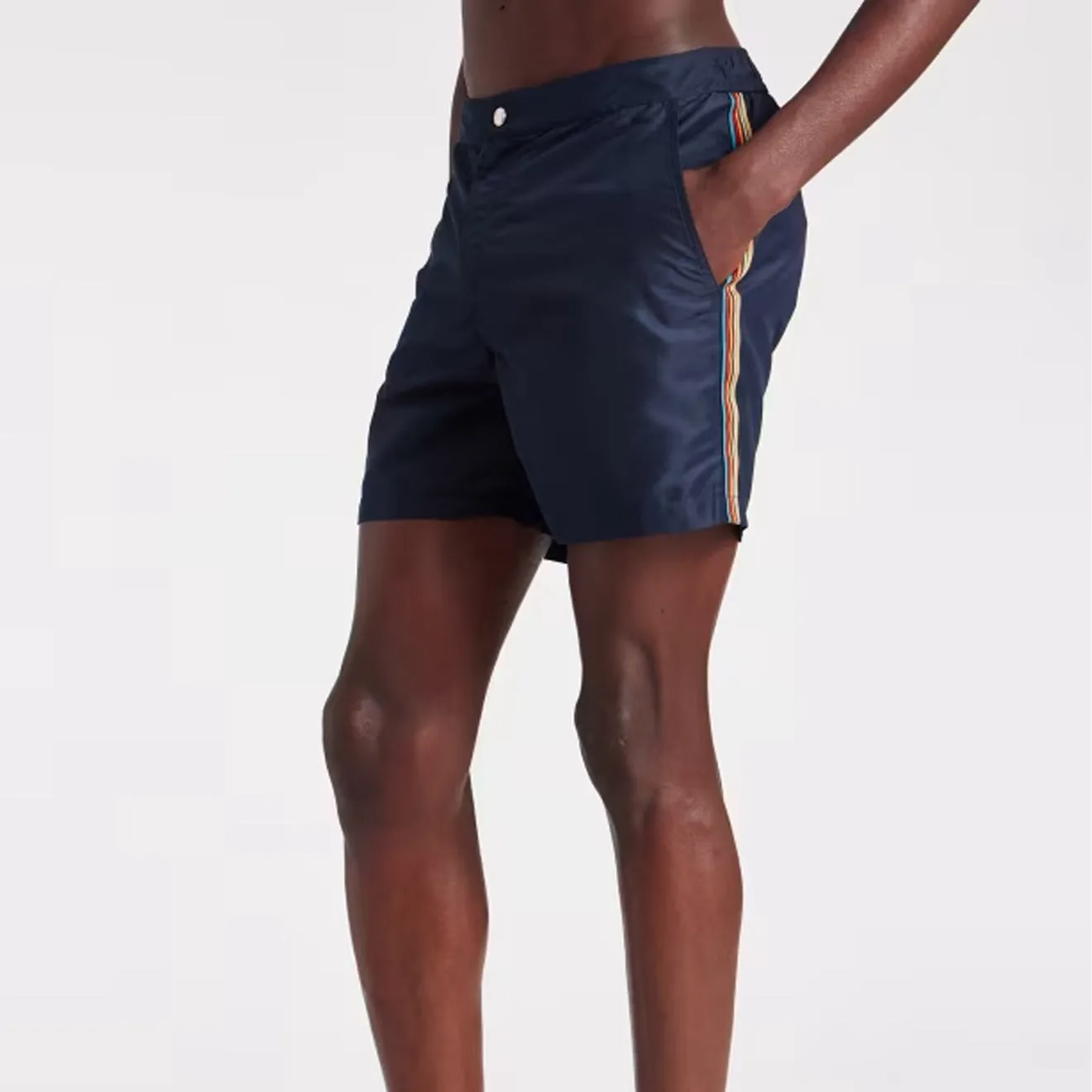 Maillot de bain Paul Smith Signature Stripe en bleu marine