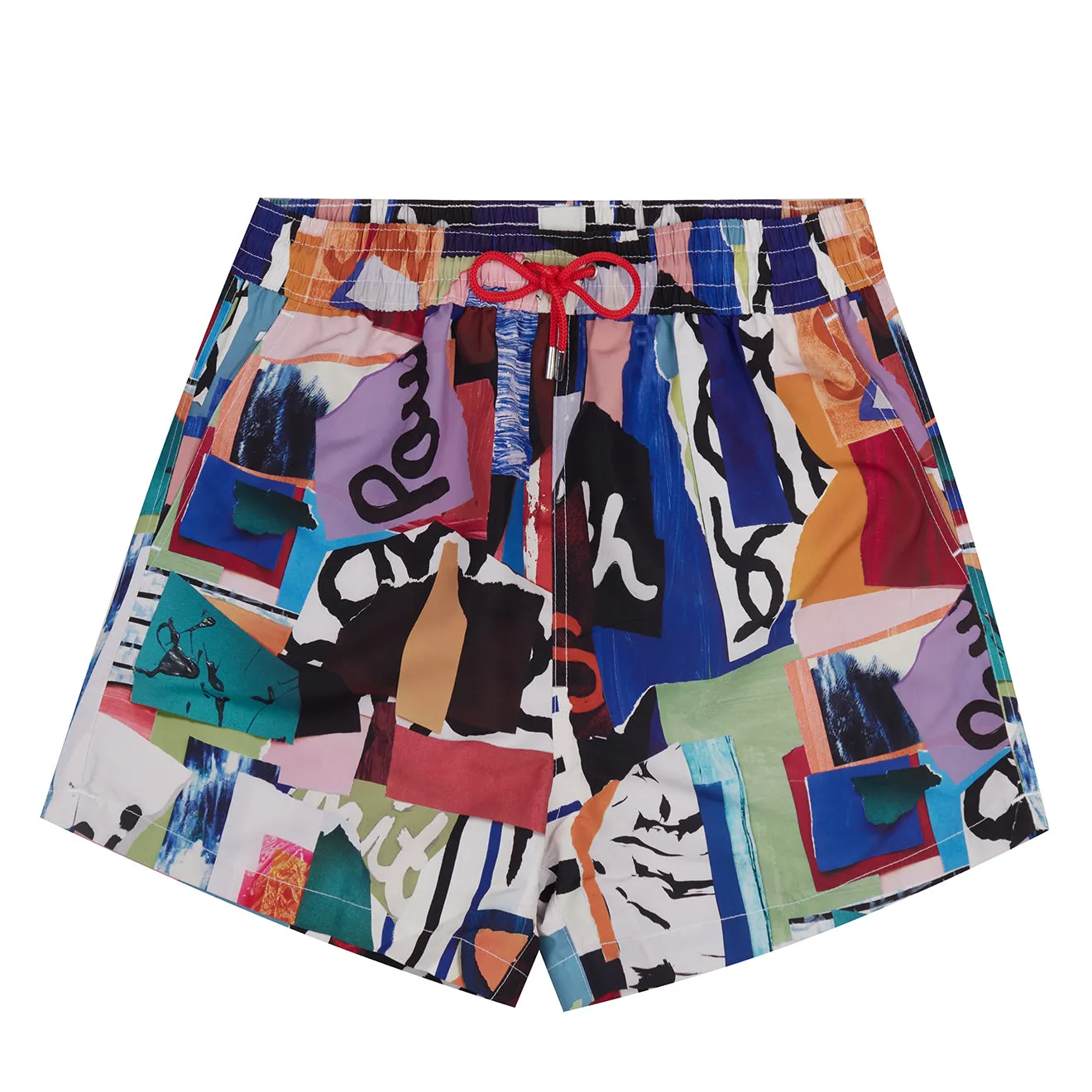 Paul Smith Short de Bain en Collage Multicolore