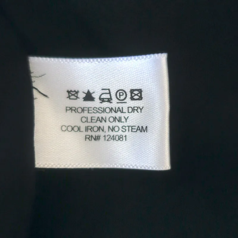 Proenza Schouler Haut asymétrique sans manches en crêpe de soie imprimé marine Taille 4