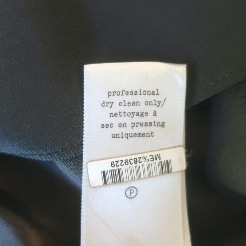 Rag & Bone Blouse Popover en Soie Grise Taille Petite Haut à Manches 3/4