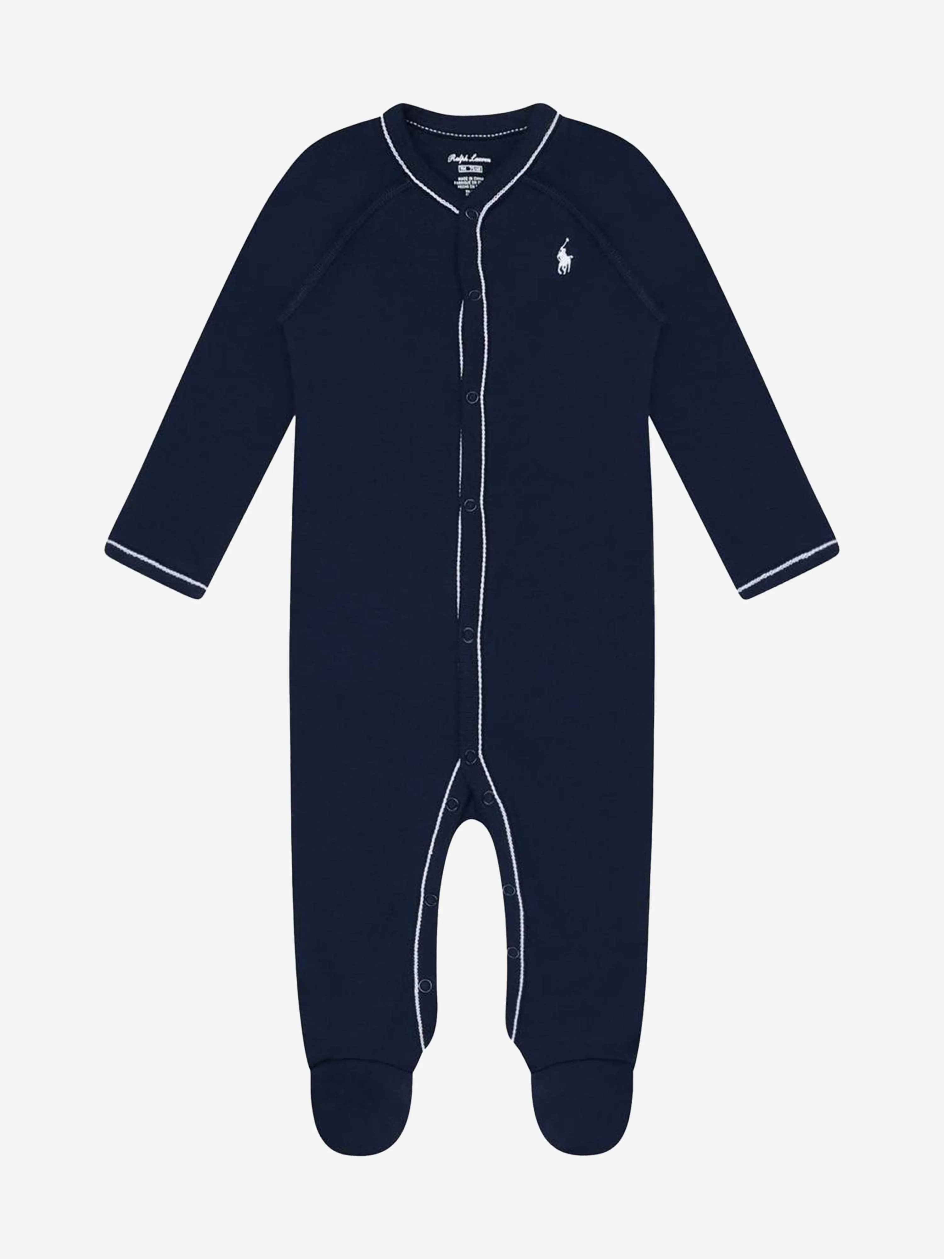 Ralph Lauren Body bébé garçon avec logo en bleu marine
