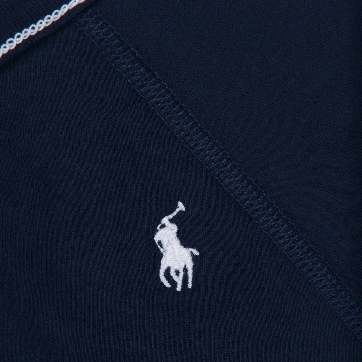 Ralph Lauren Body bébé garçon avec logo en bleu marine