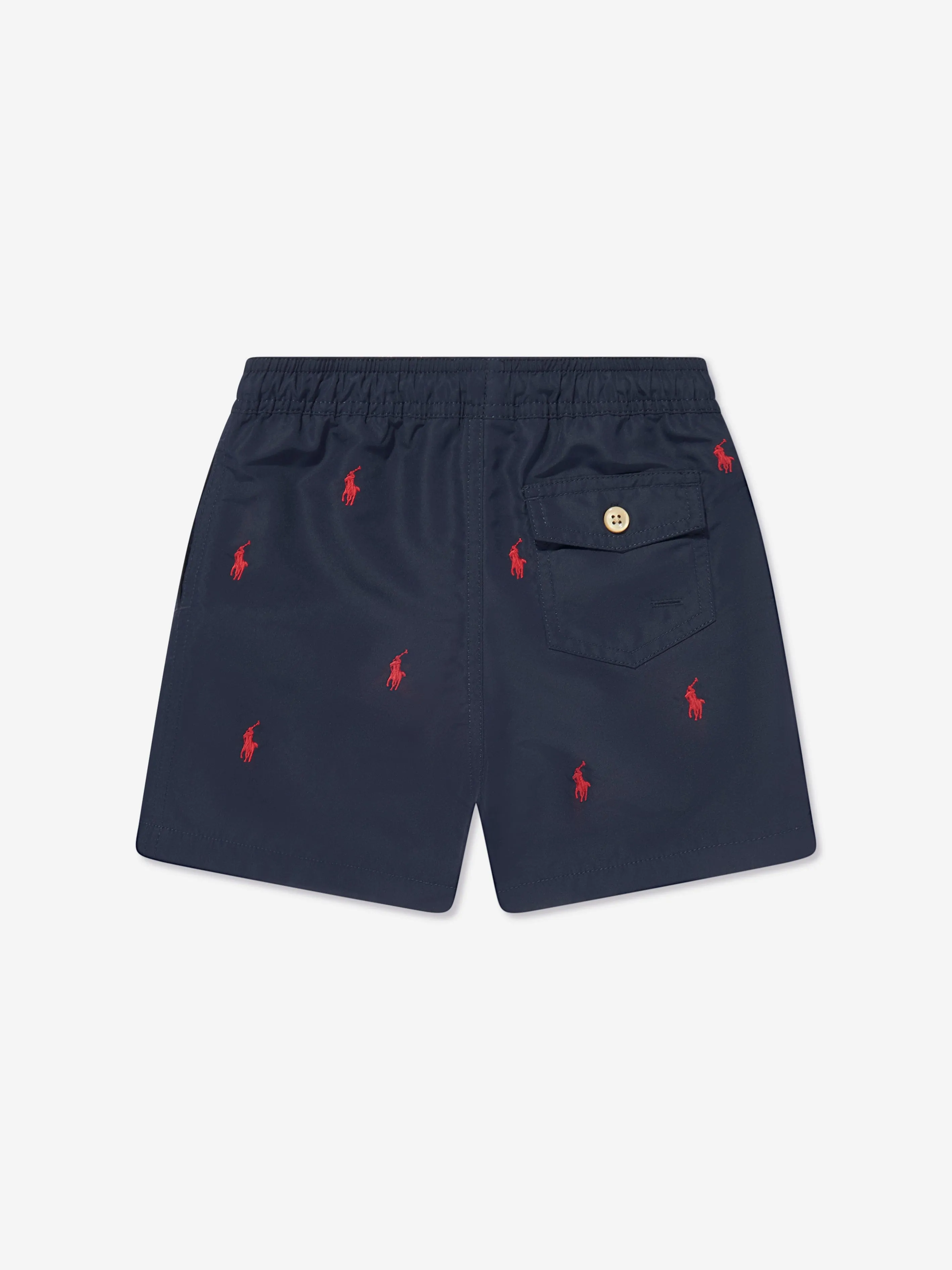 Ralph Lauren Shorts de Bain pour Garçons avec Logo en Bleu Marine
