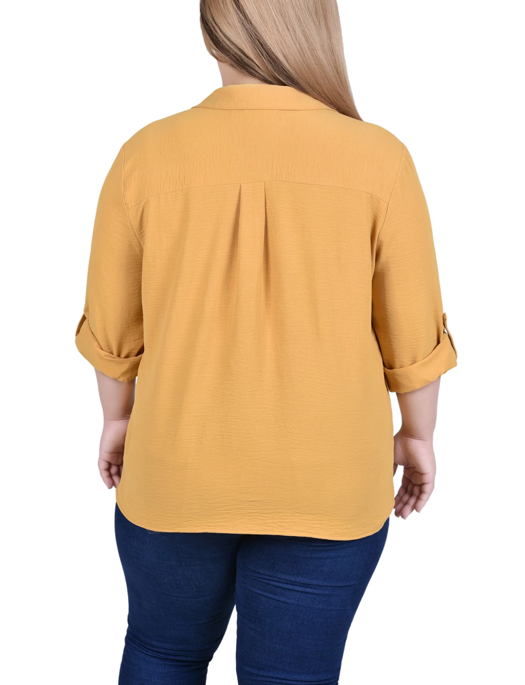 Blouse à encolure roulée