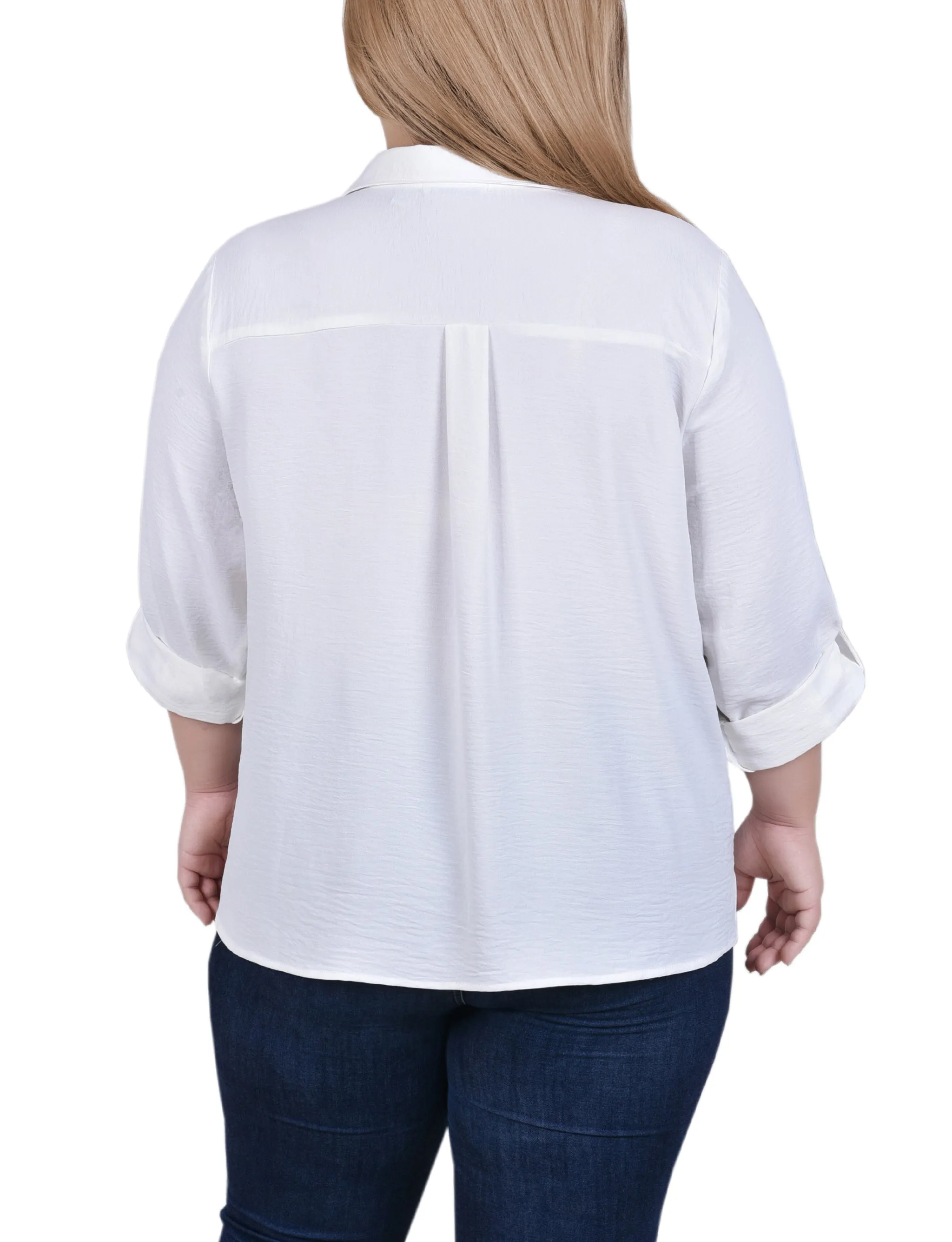 Blouse à encolure roulée