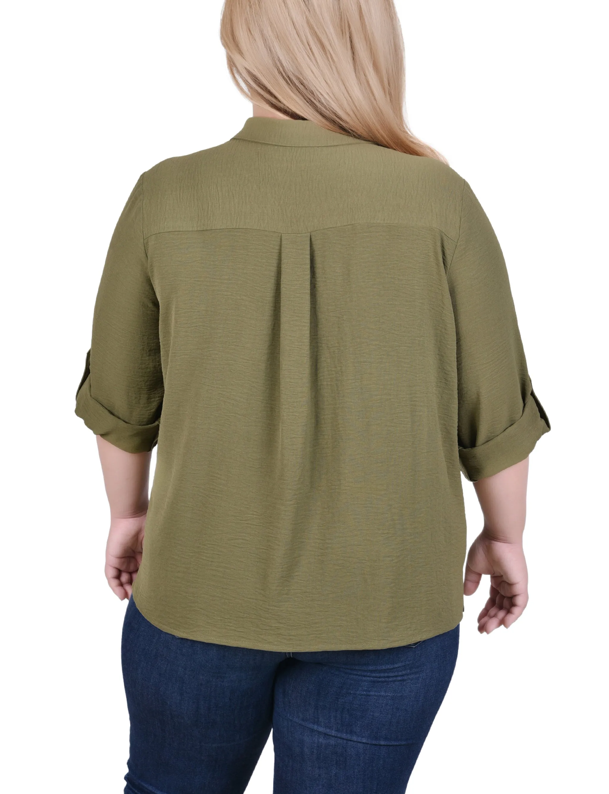 Blouse à encolure roulée