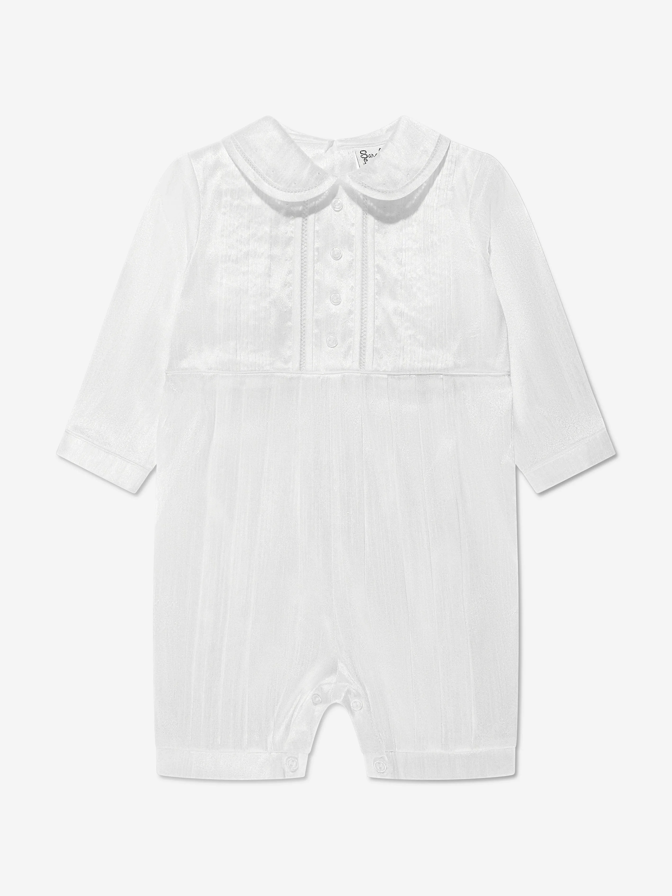 Sarah Louise Combinaison et Chapeau pour Bébé Garçon en Blanc