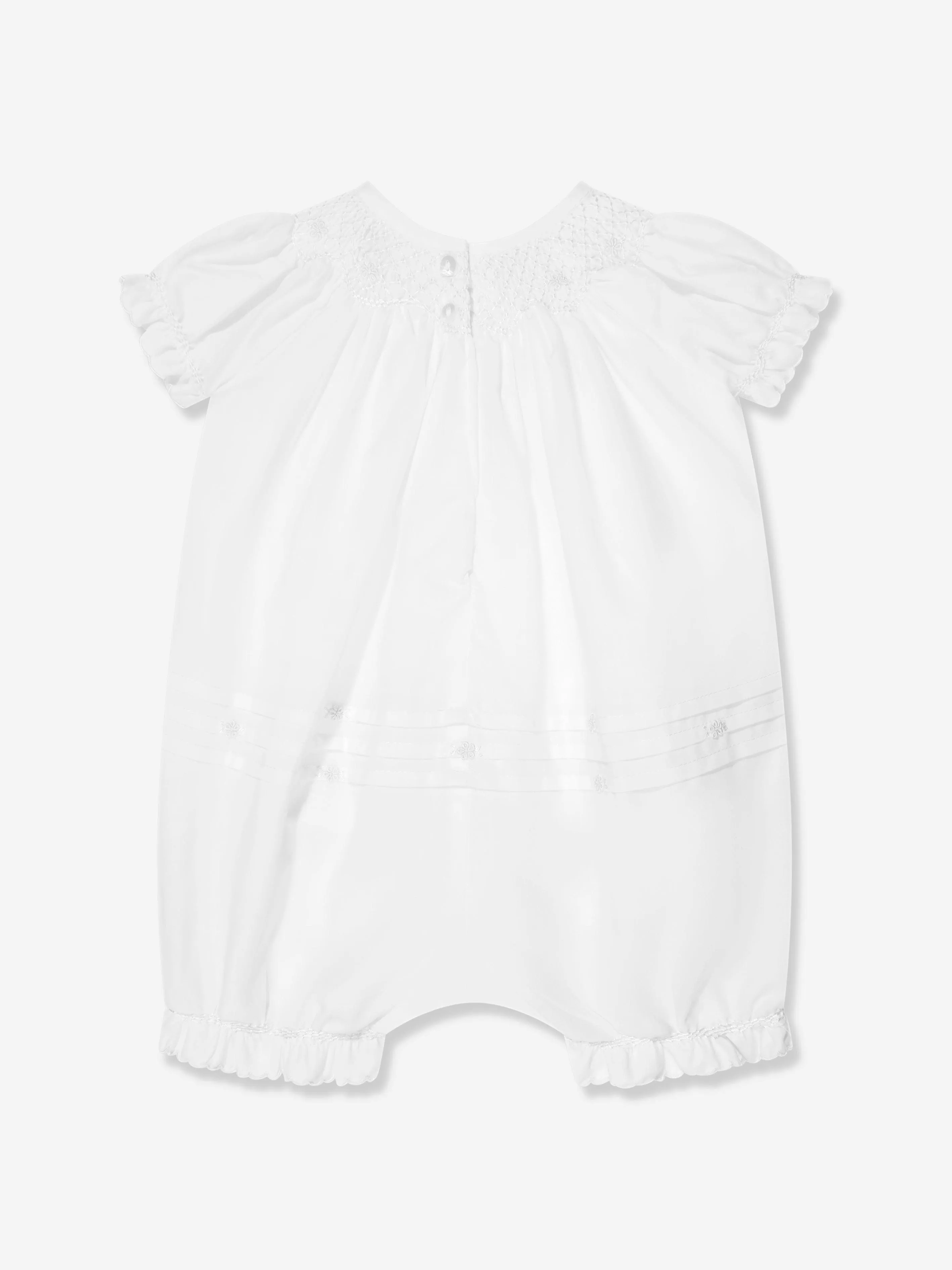 Sarah Louise Combinaison Bulle et Bonnet pour Bébé en Ivoire