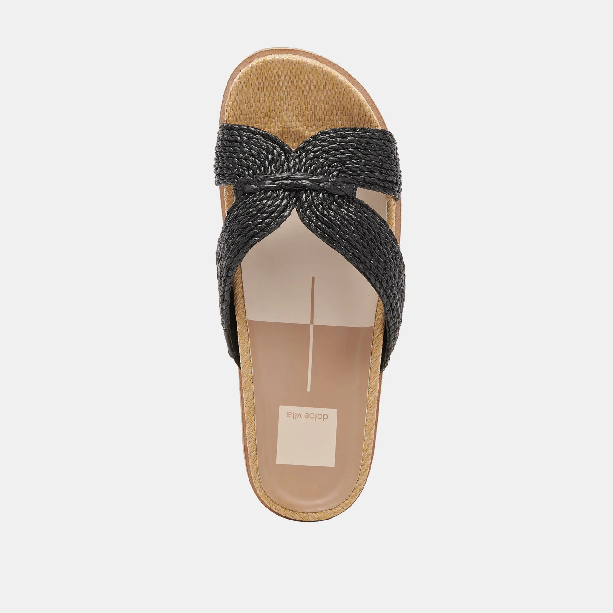 SELDA SANDALES ONYX RAFFIA