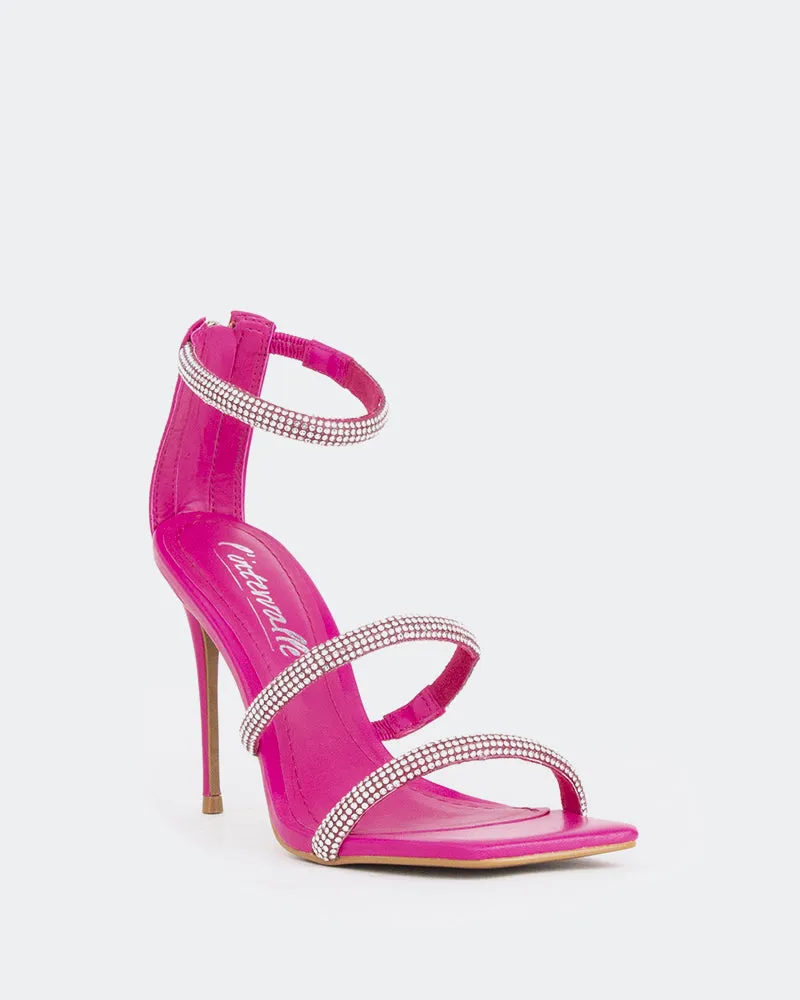 Shamari, Cuir Fuchsia/Fucshia Leather