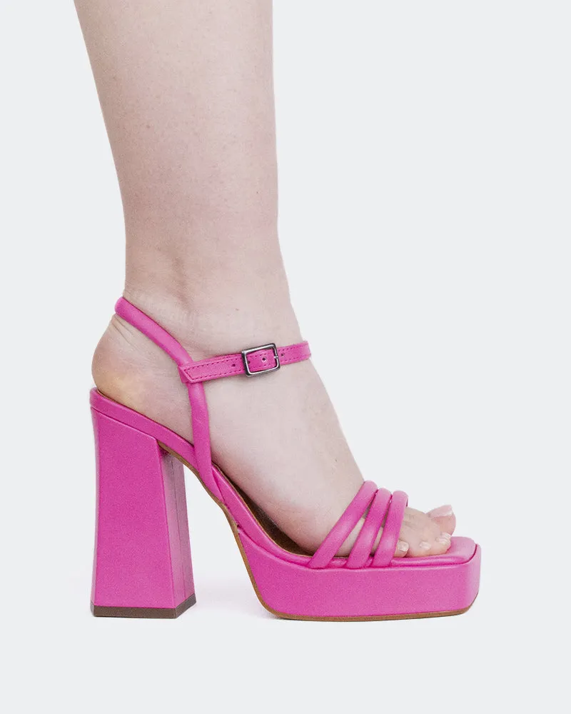 Cuir rose électrique
