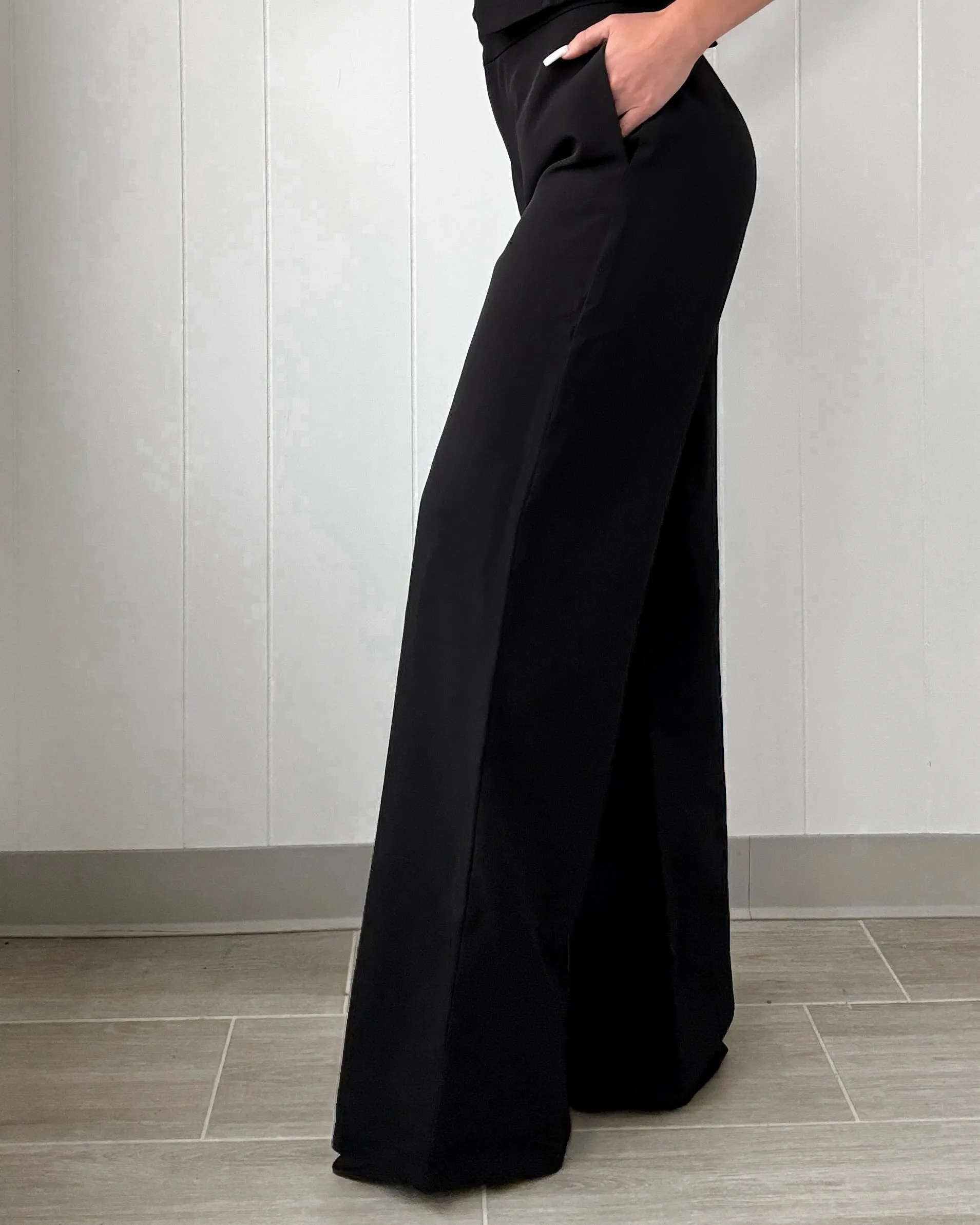 Ensemble Veste et Pantalon Sleek Authority - Noir