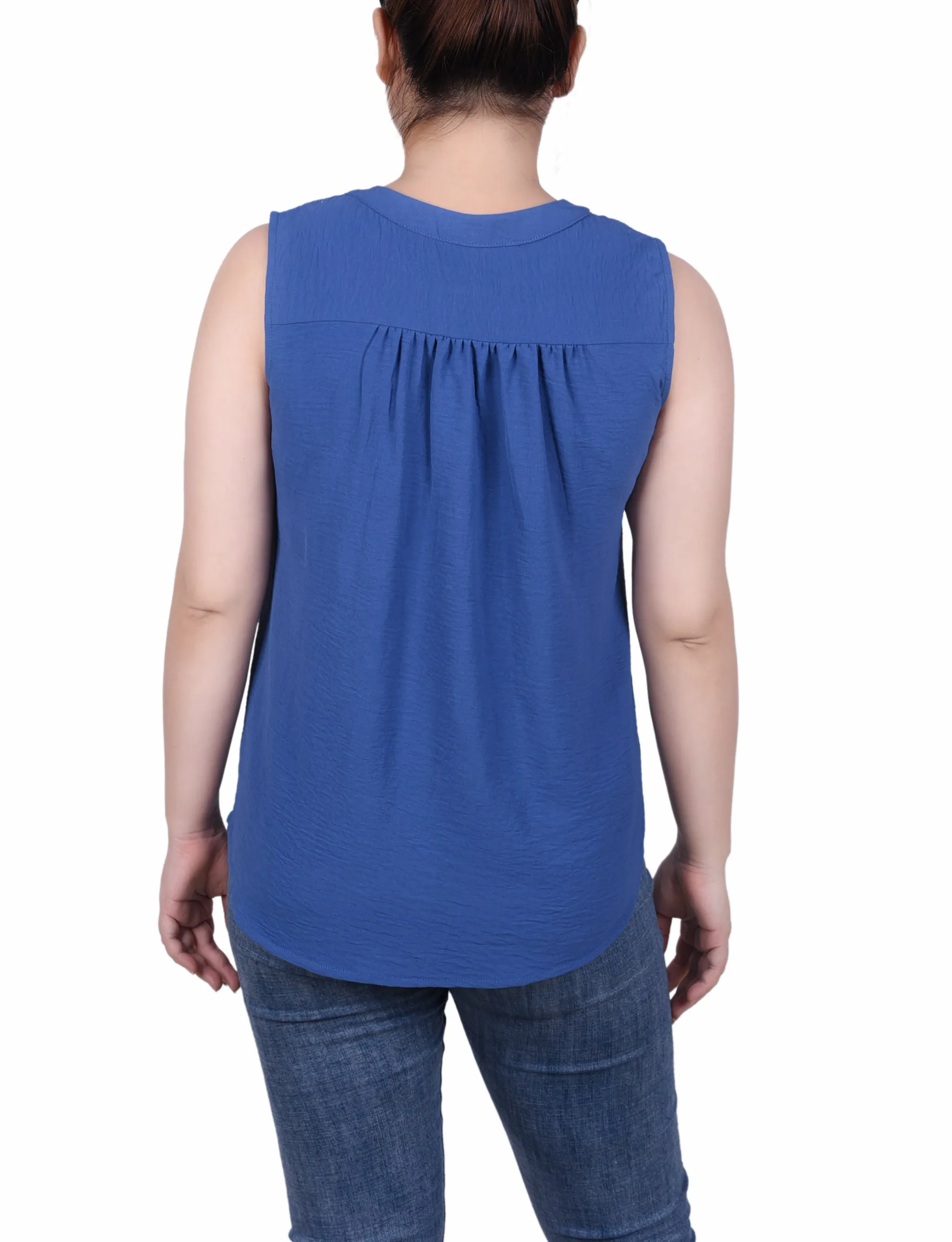 Blouse sans manches à flux d'air