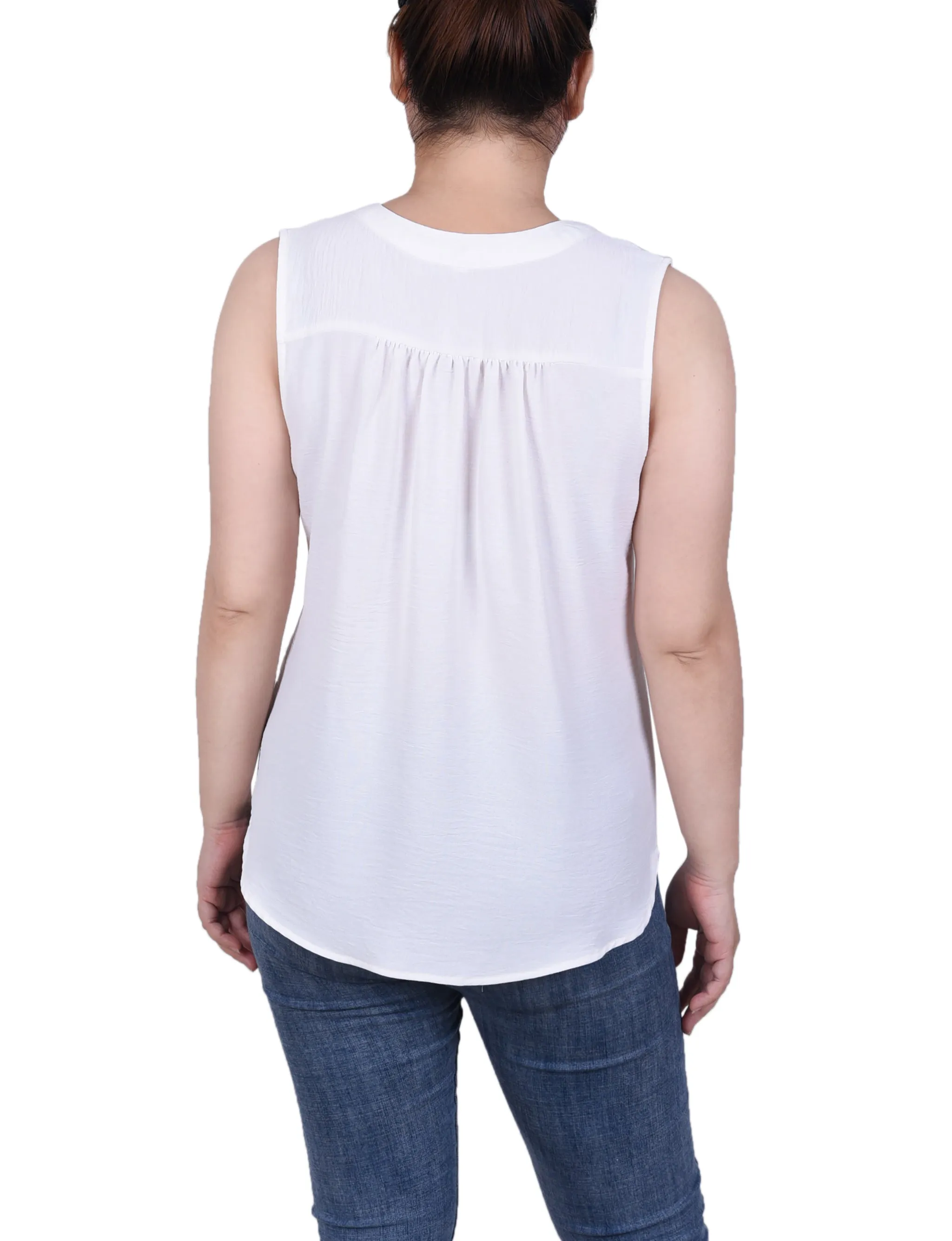 Blouse sans manches à flux d'air