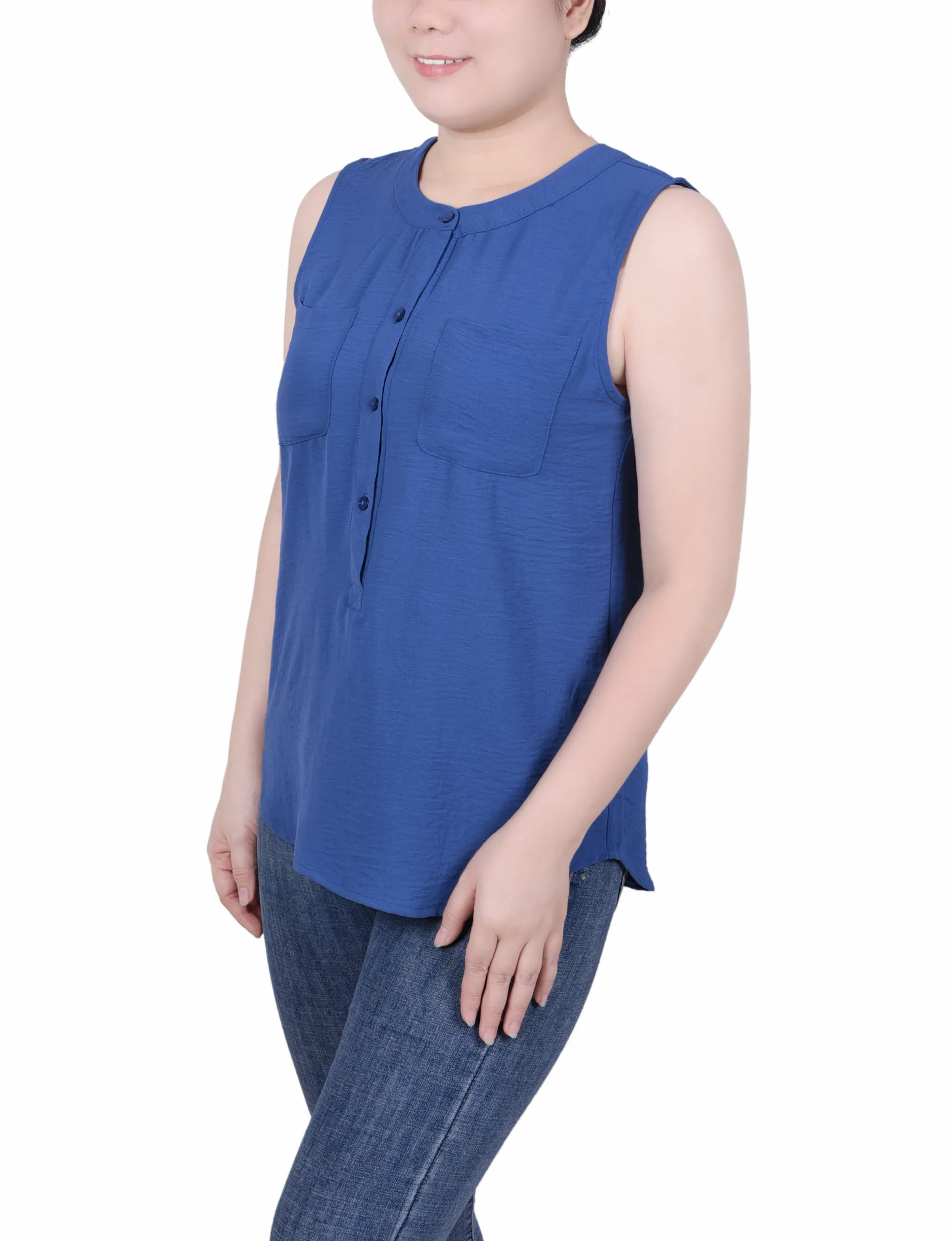 Blouse sans manches à flux d'air