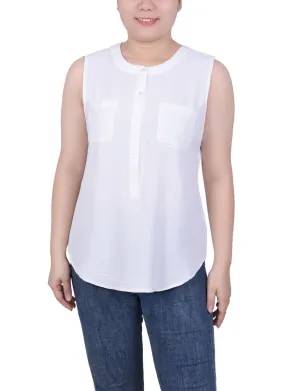 Sleeveless Air Flow Blouse