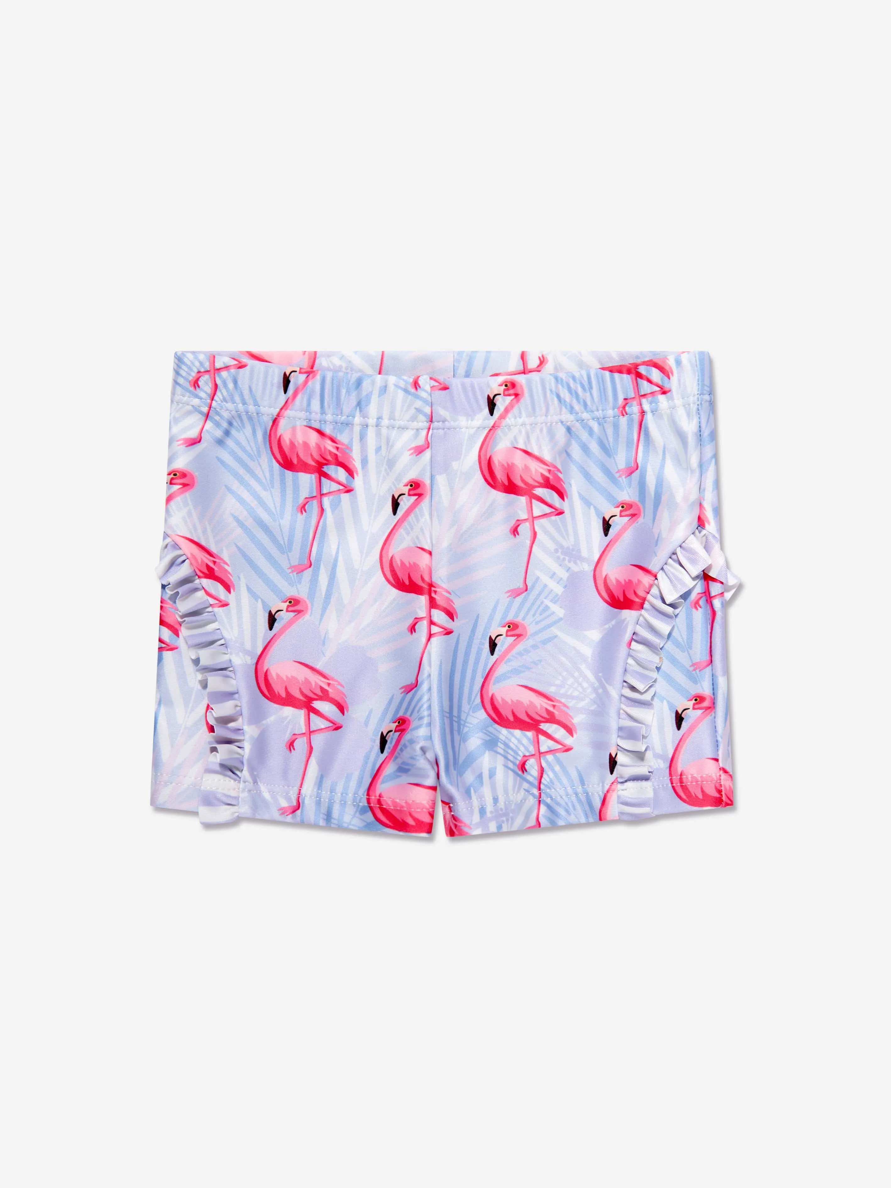 Soli Swim Maillot anti-UV et short pour bébé fille Flamingo (UPF50 ) en violet