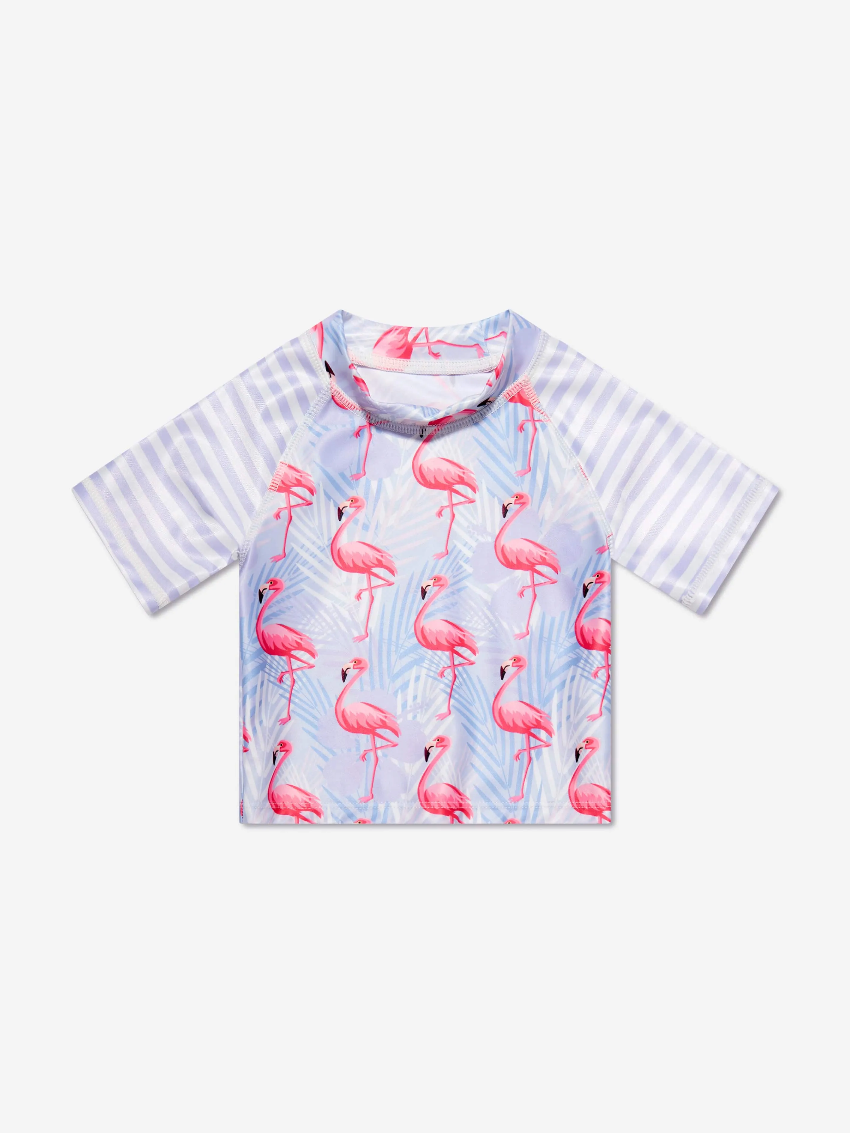 Soli Swim Maillot anti-UV et short pour bébé fille Flamingo (UPF50 ) en violet