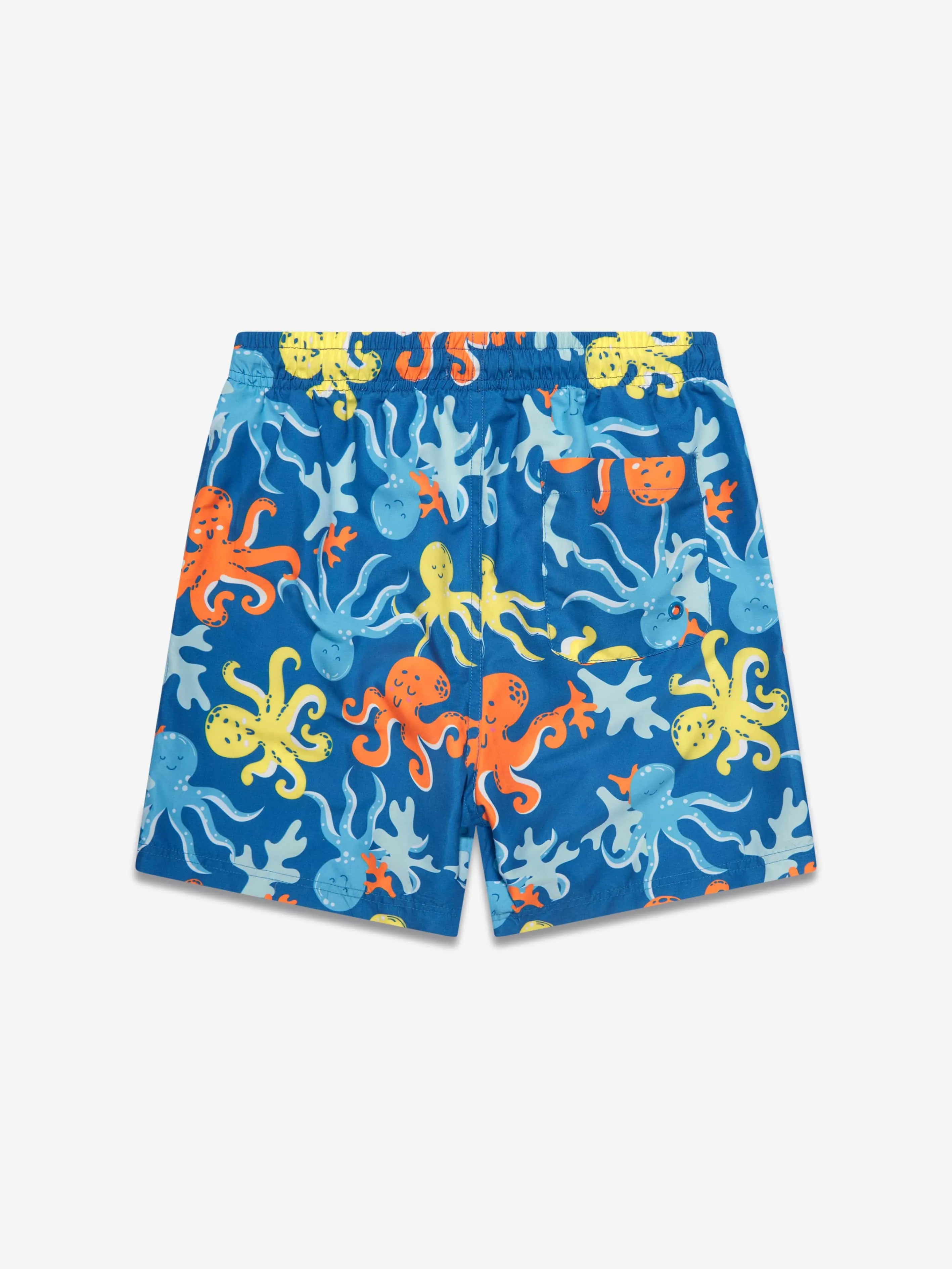 Soli Swim Shorts de Bain Garçon Poulpe (UPF50 ) en Bleu