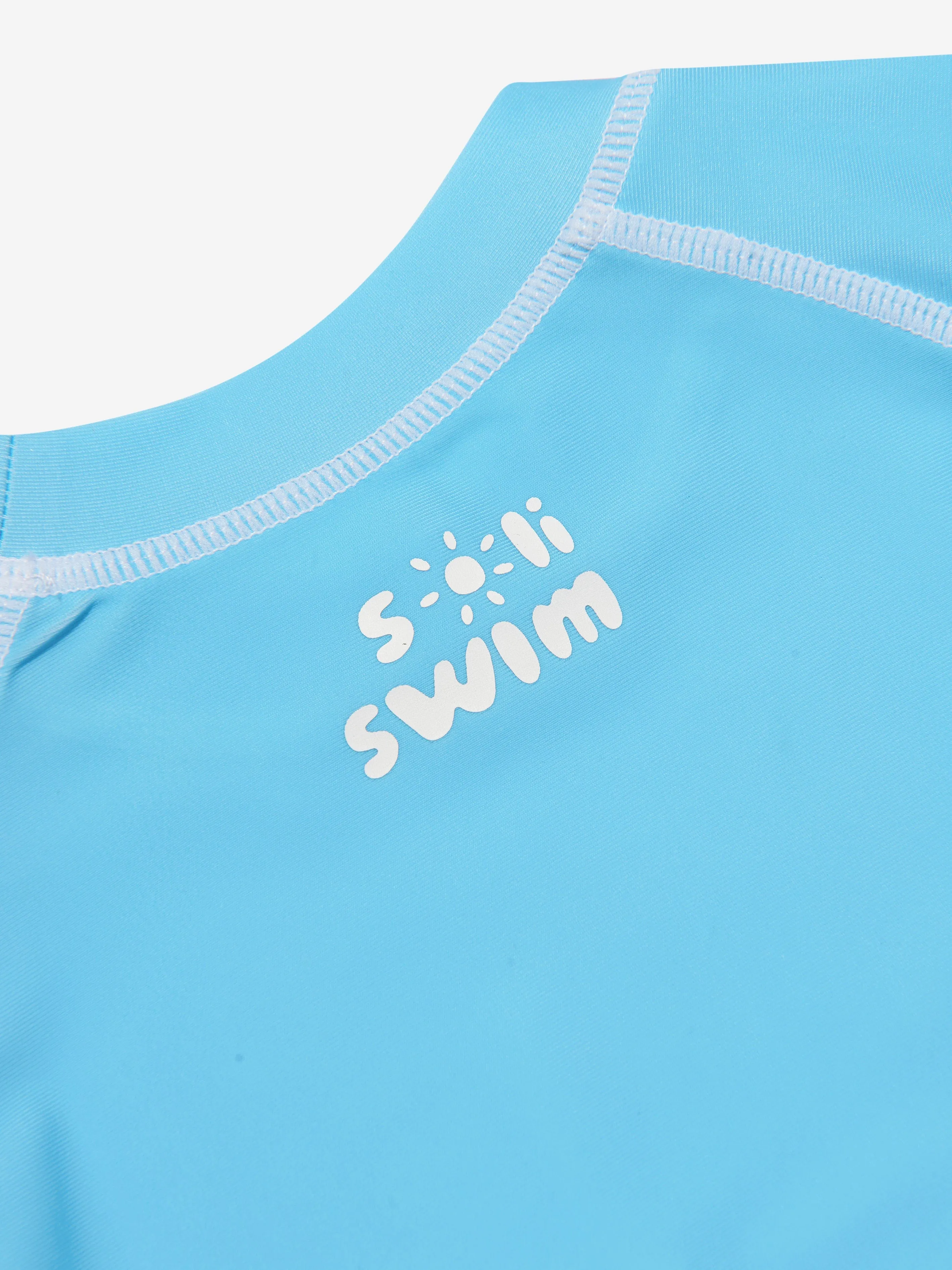 Soli Swim Boys Maillot de protection solaire (UPF50 ) en Bleu