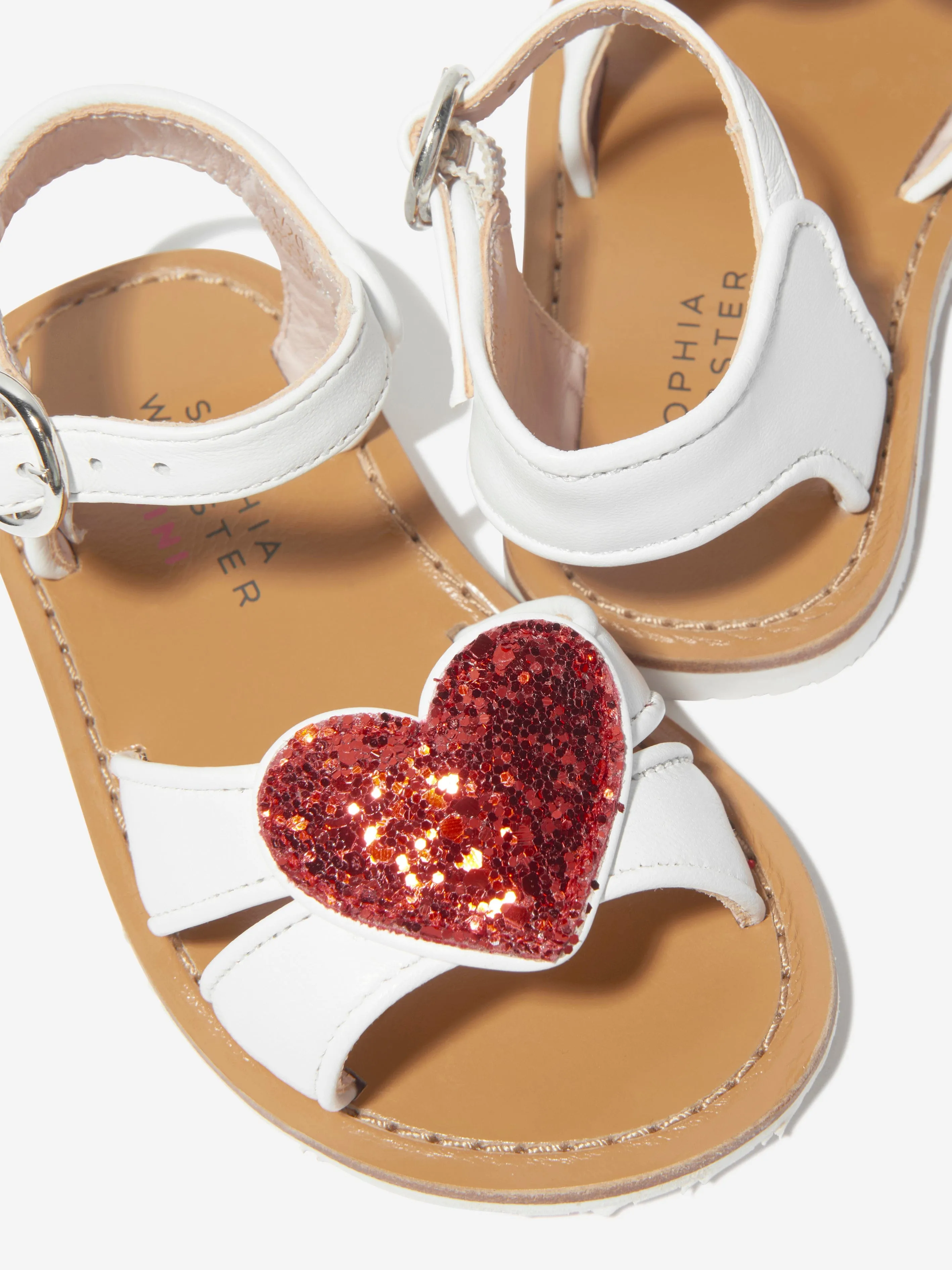 Sandales Amora pour filles Sophia Webster en blanc