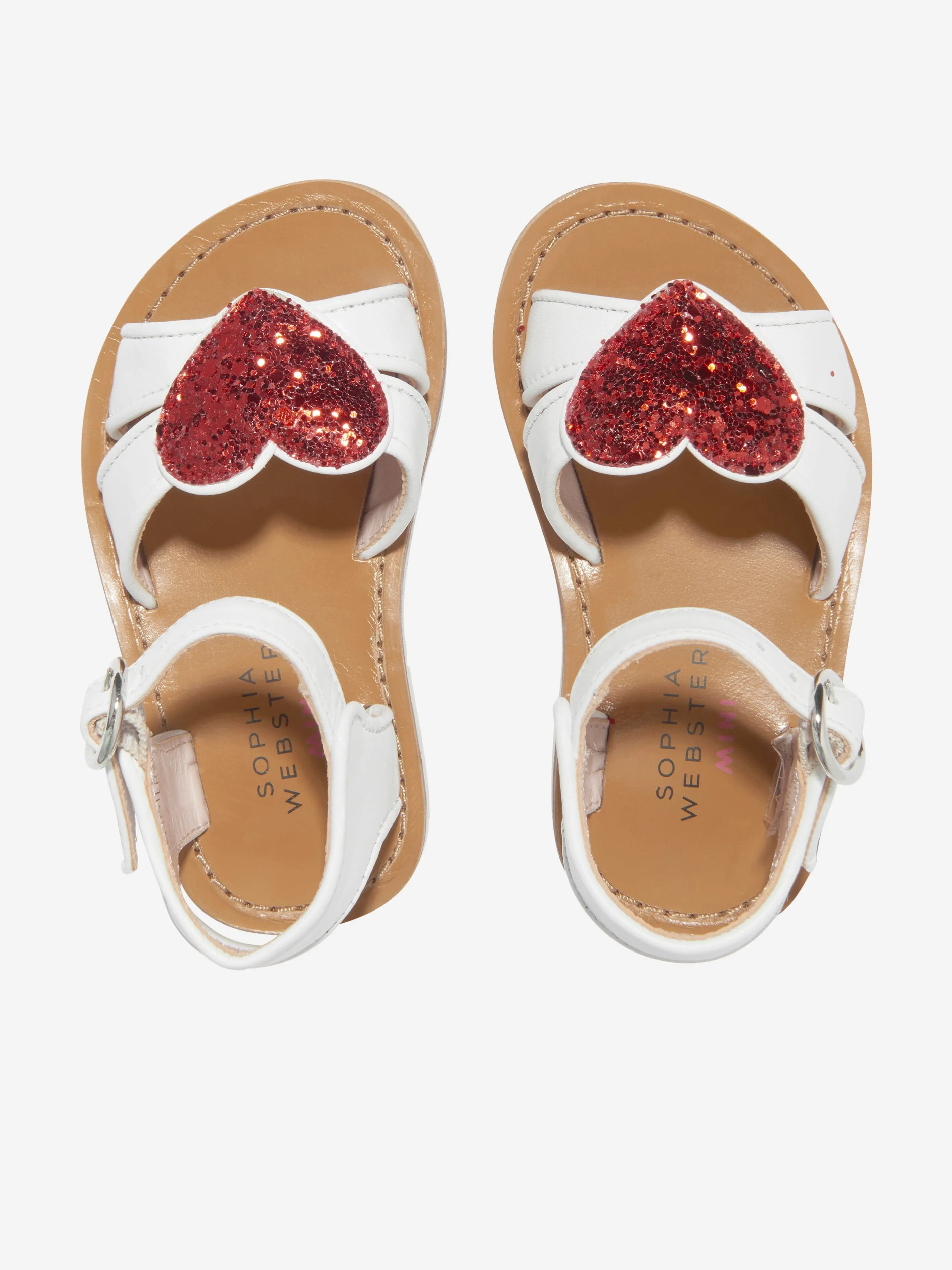 Sandales Amora pour filles Sophia Webster en blanc