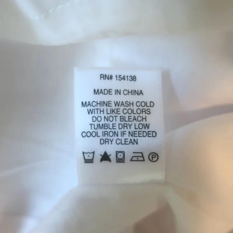 Haut STAUD à manches bouffantes Lana Blanc en coton extensible Taille 6 NEUF
