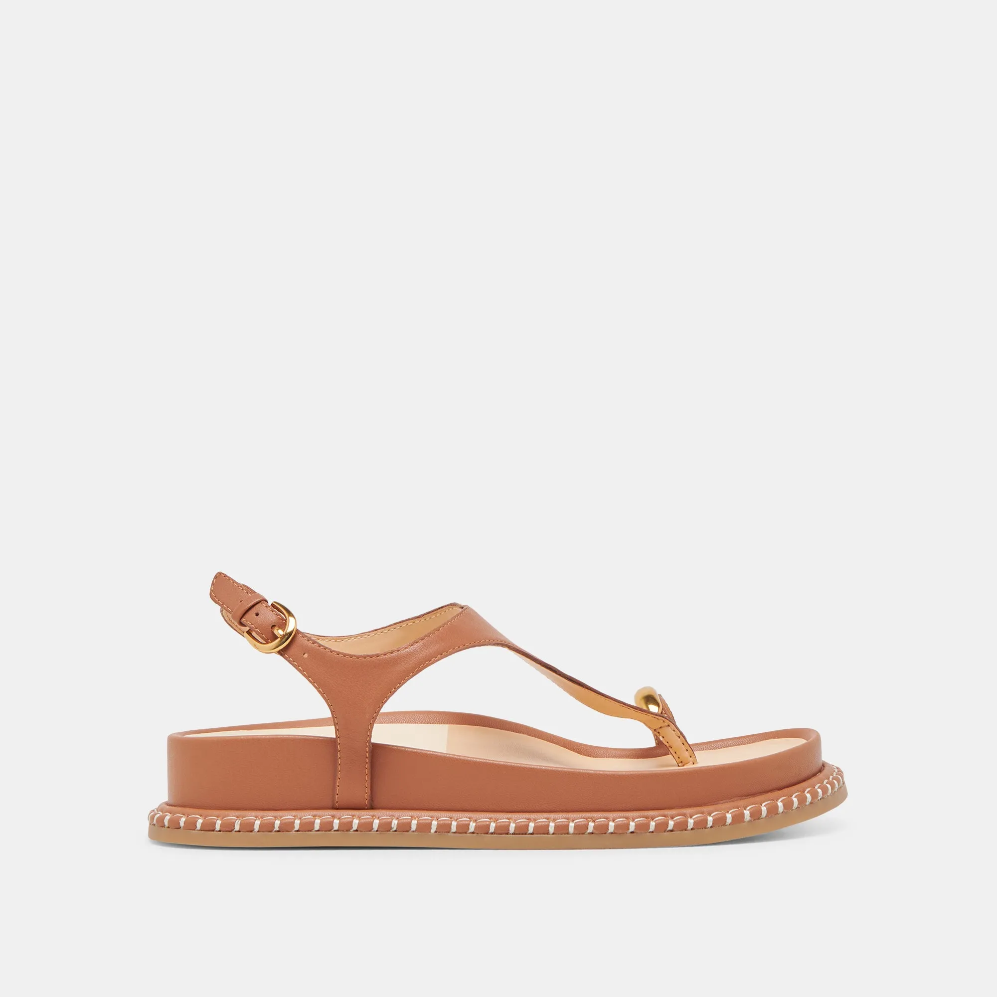 SANDALES STEFAN EN CUIR SADDLE