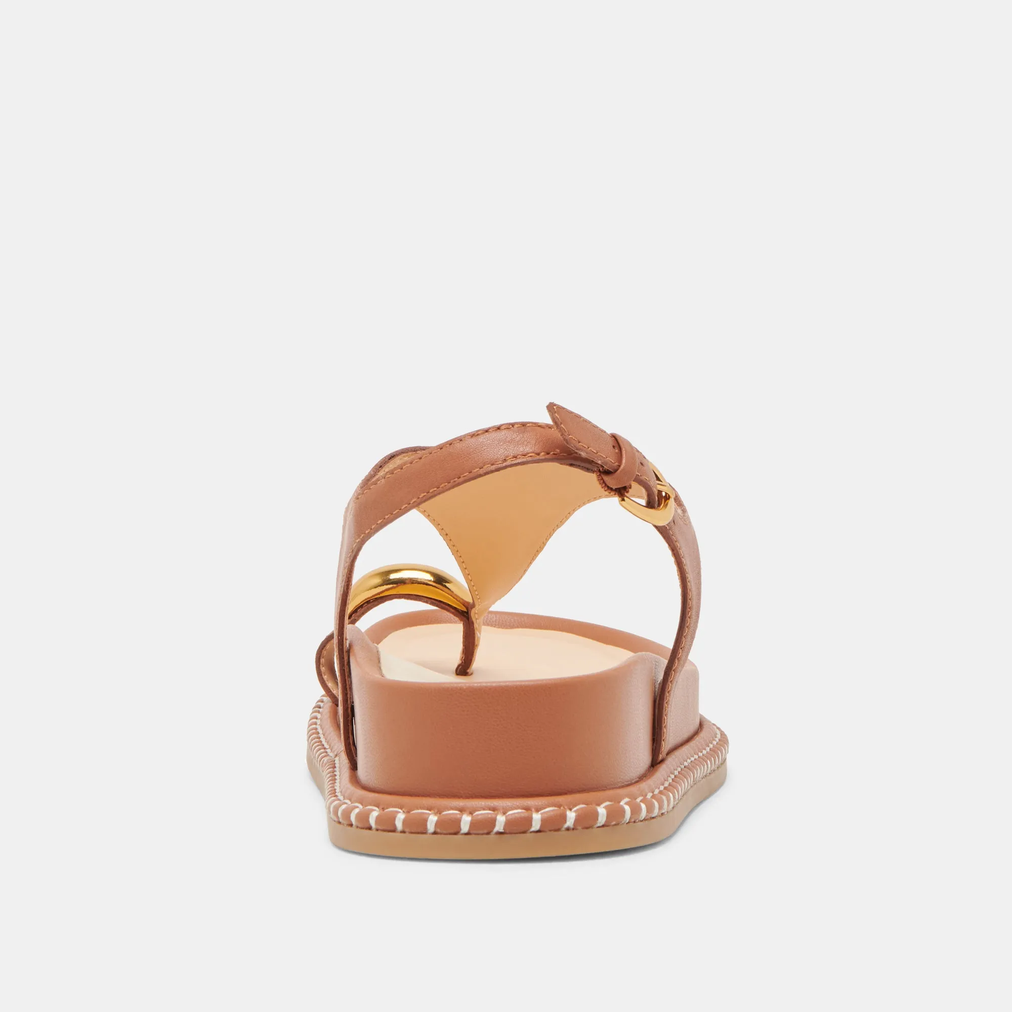 SANDALES STEFAN EN CUIR SADDLE