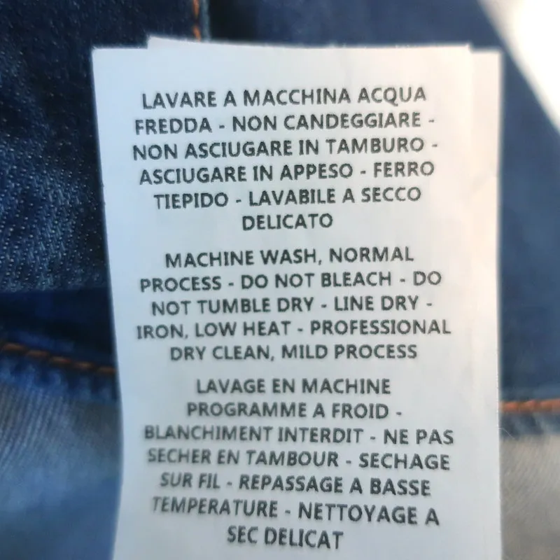 Stella McCartney Chemise en Denim à Volants et Dentelle Bleu Indigo Taille 36 Haut à Manches Longues
