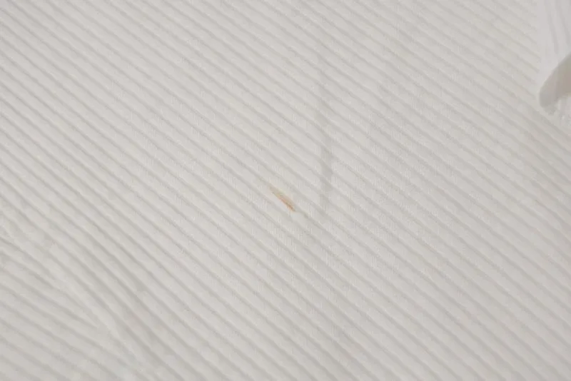 Haut Stella McCartney Blanc en Coton-Soie Rayé Transparent Taille 36 Décolleté en V Volanté