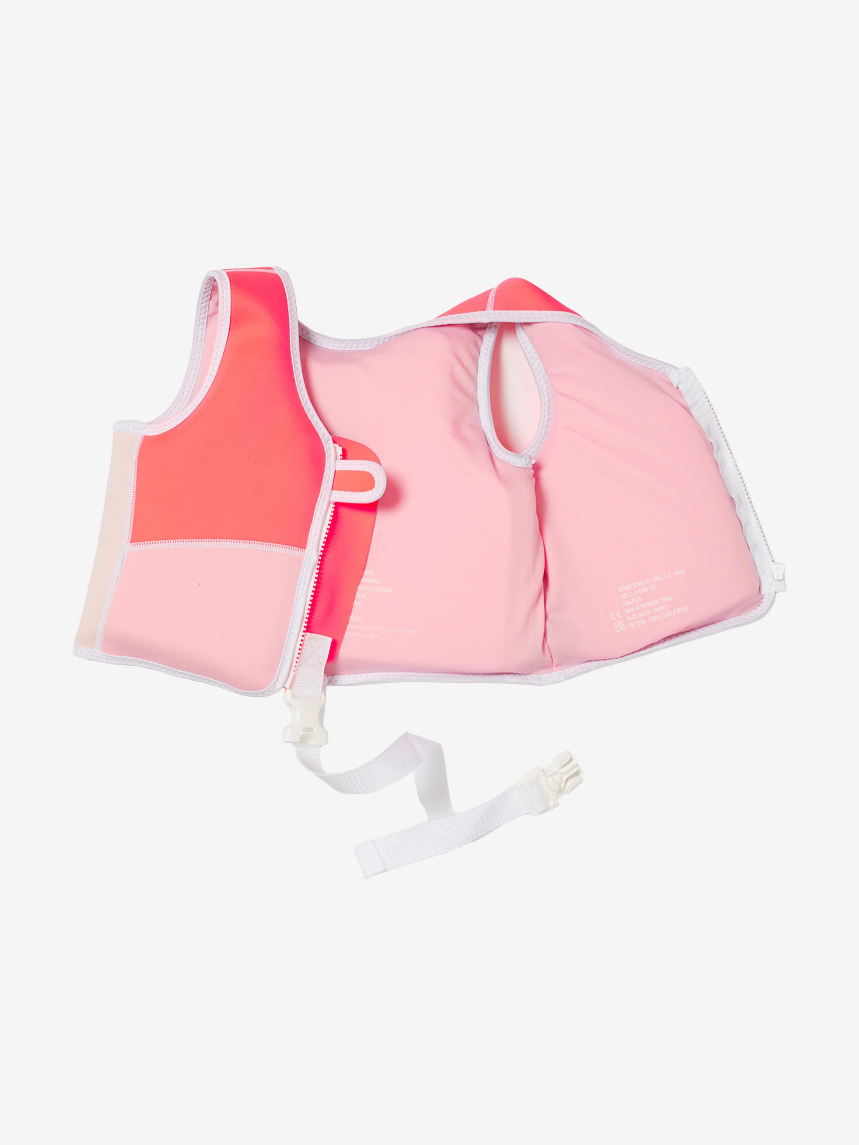 Sunnylife Girls Melody la Sirène Gilet de Natation Rose (34cm)
