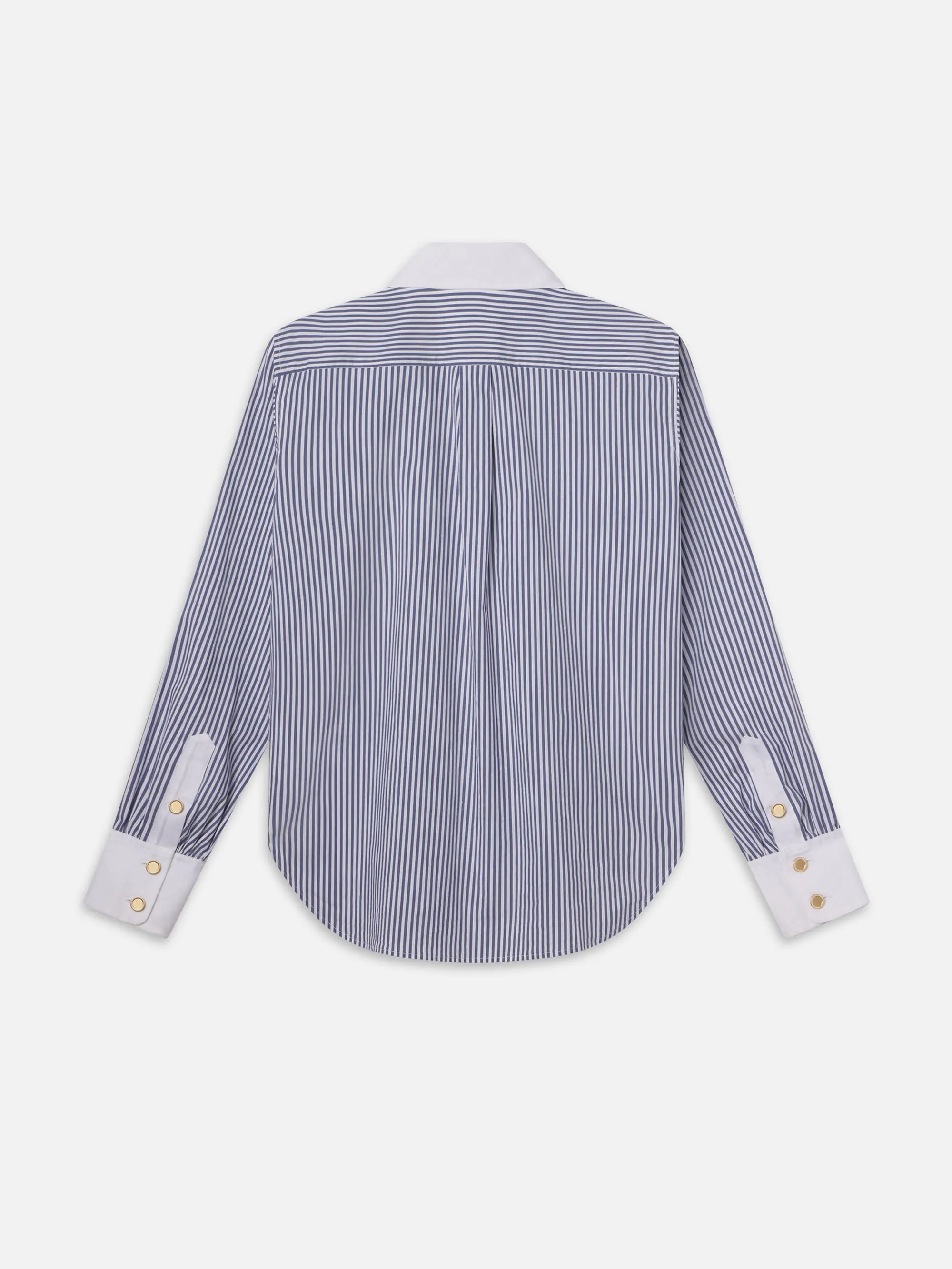 La Chemise Empruntée - Chambray foncé multicolore