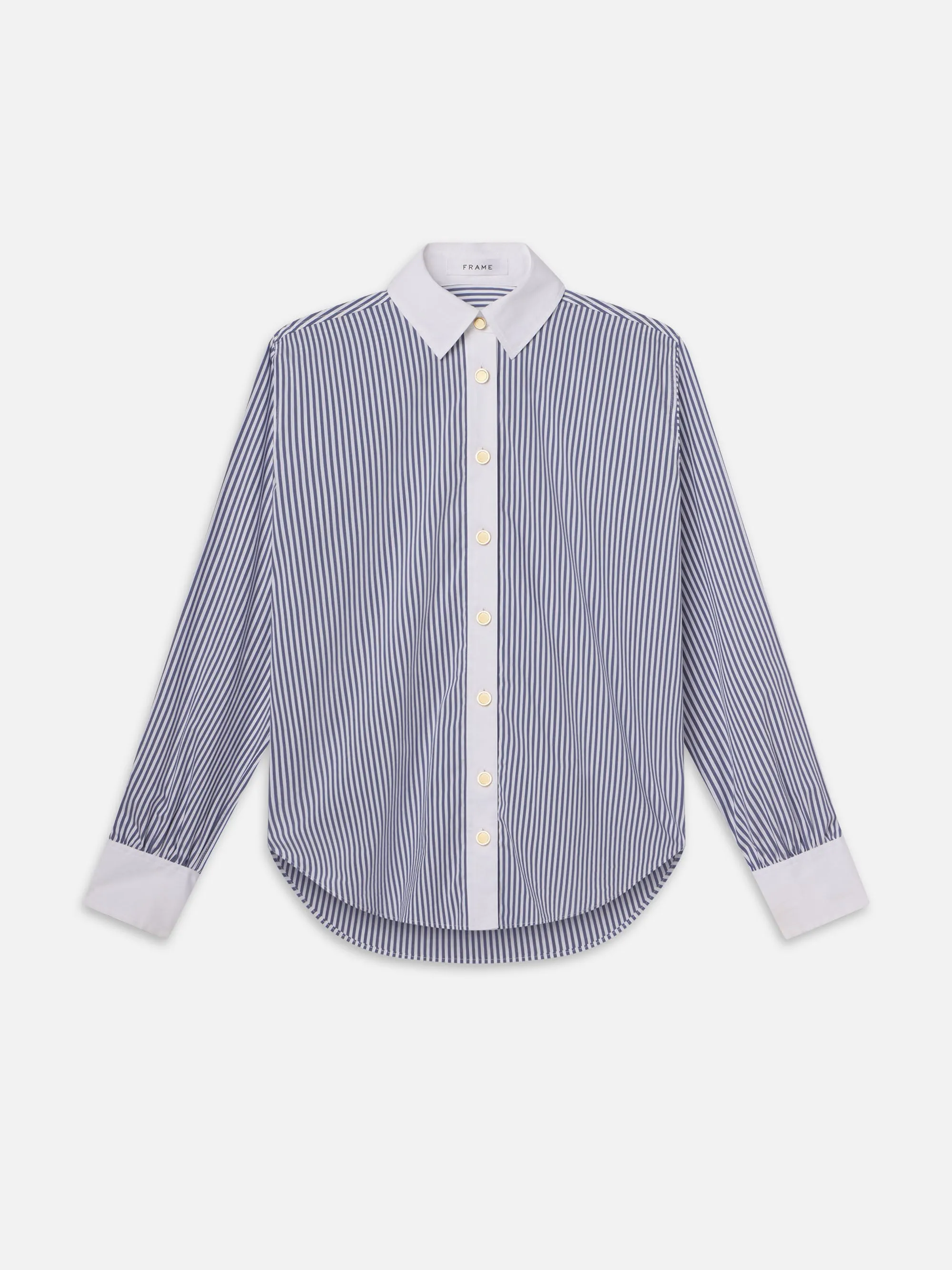 La Chemise Empruntée - Chambray foncé multicolore